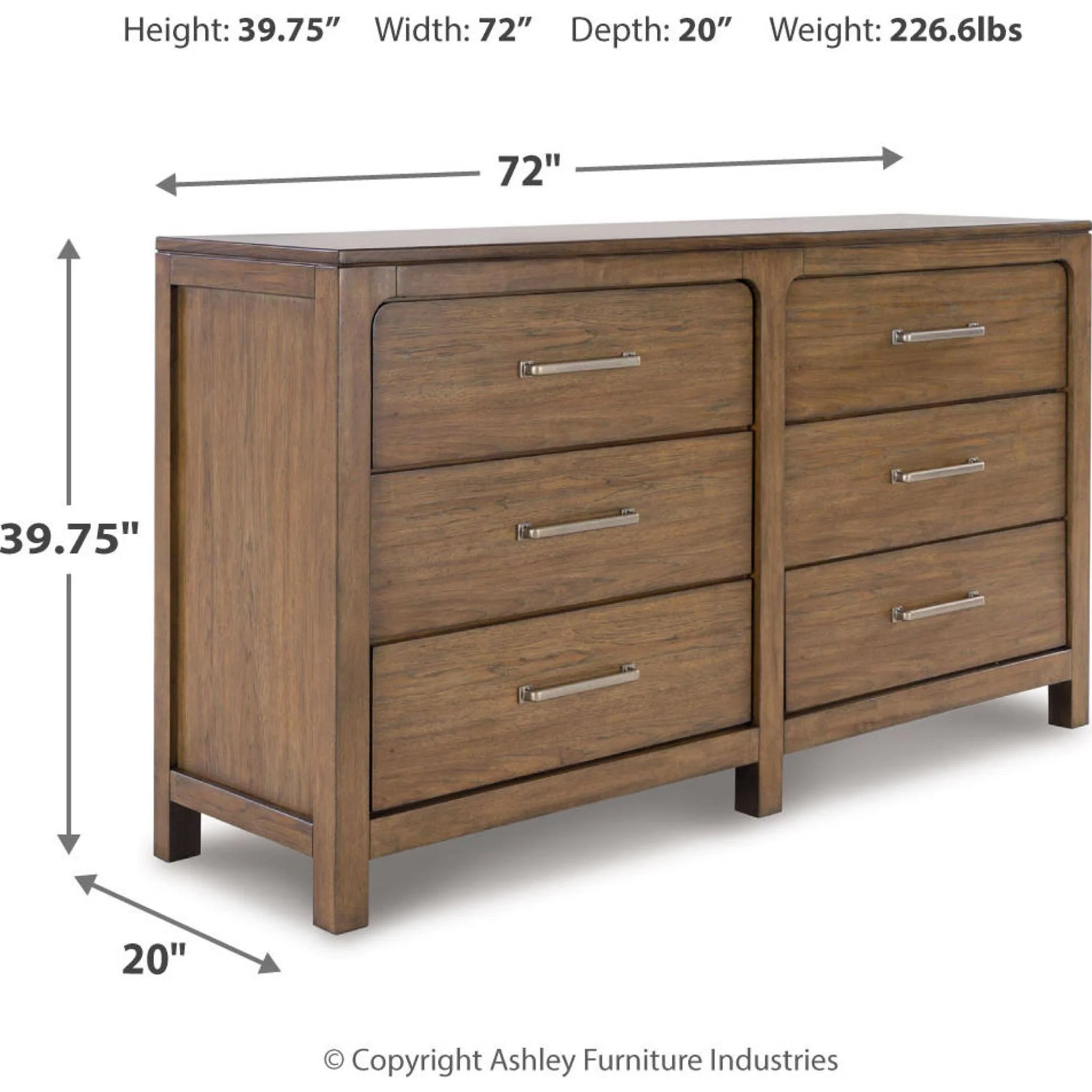 Cabalynn Dresser - Light Brown - Image 15