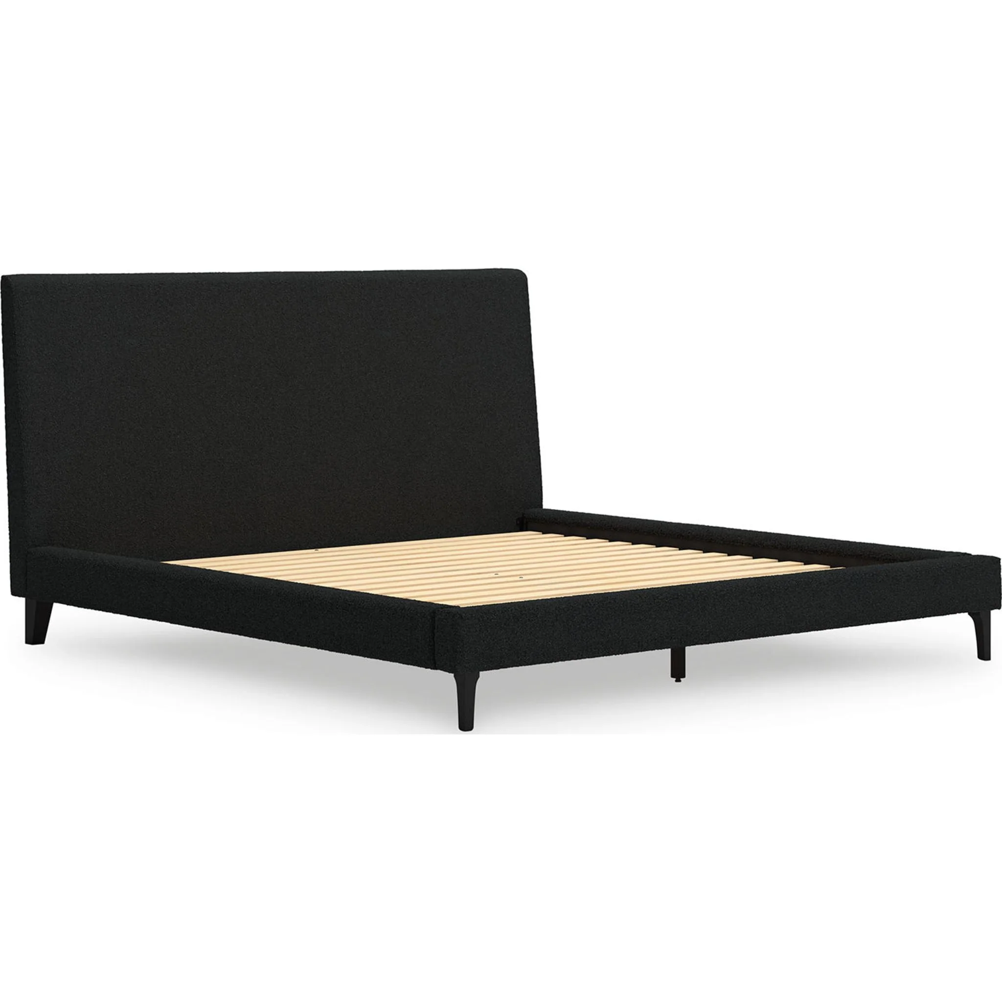 Cadmori King Upholstered Bed - Black - Image 12