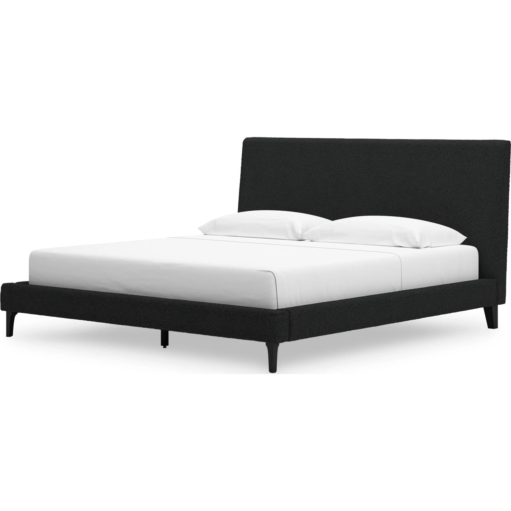 Cadmori King Upholstered Bed - Black - Image 4