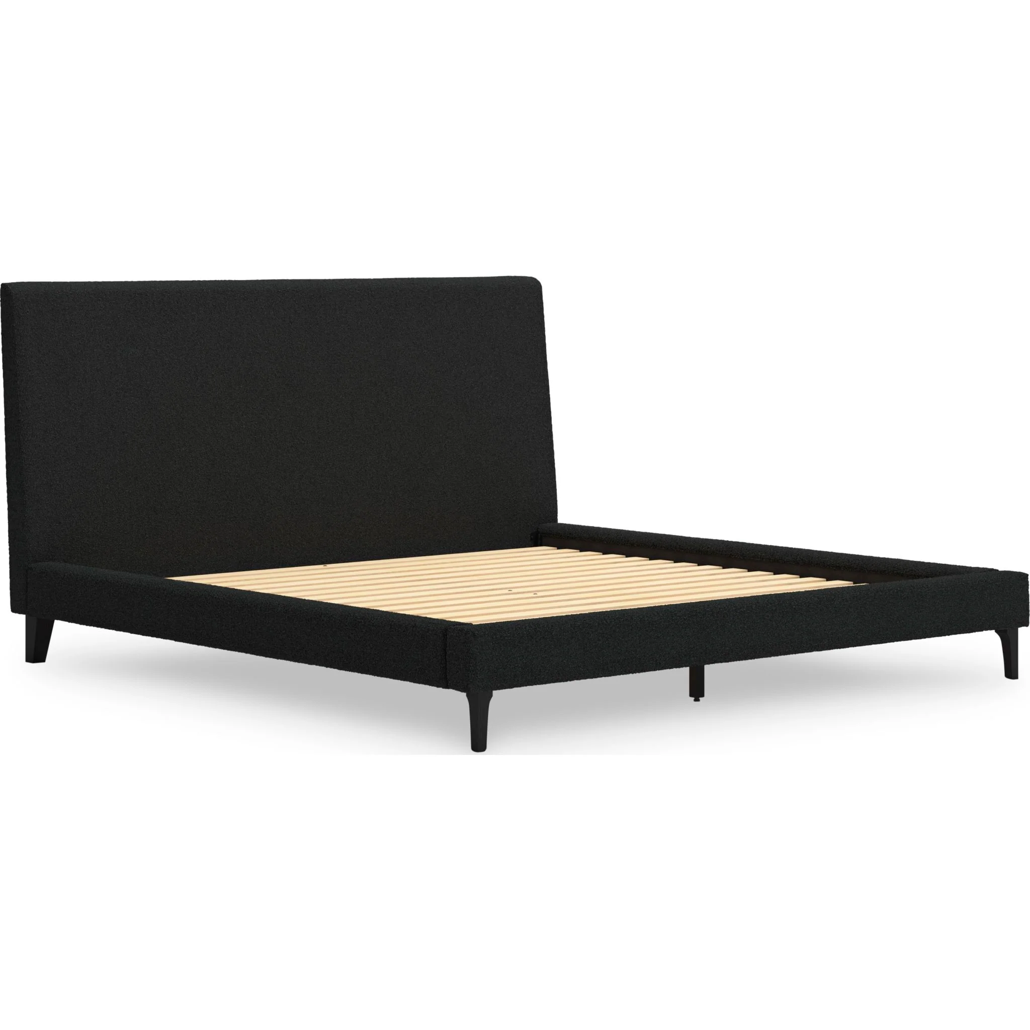 Cadmori King Upholstered Bed - Black - Image 8