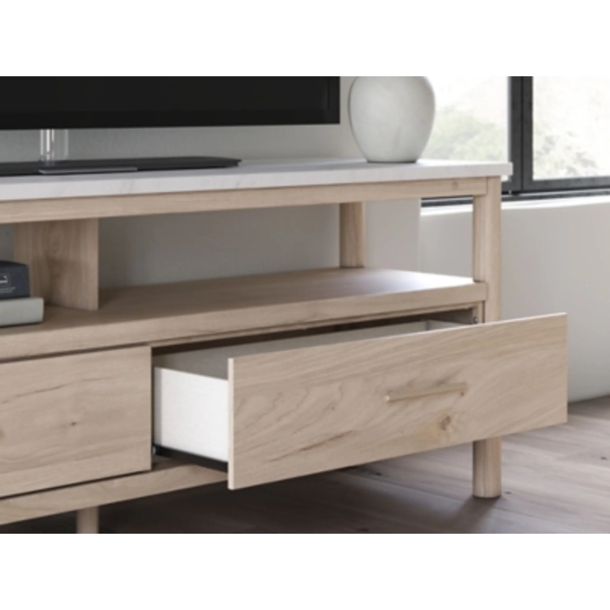 Cadmori TV Stand - Two-tone - Image 4