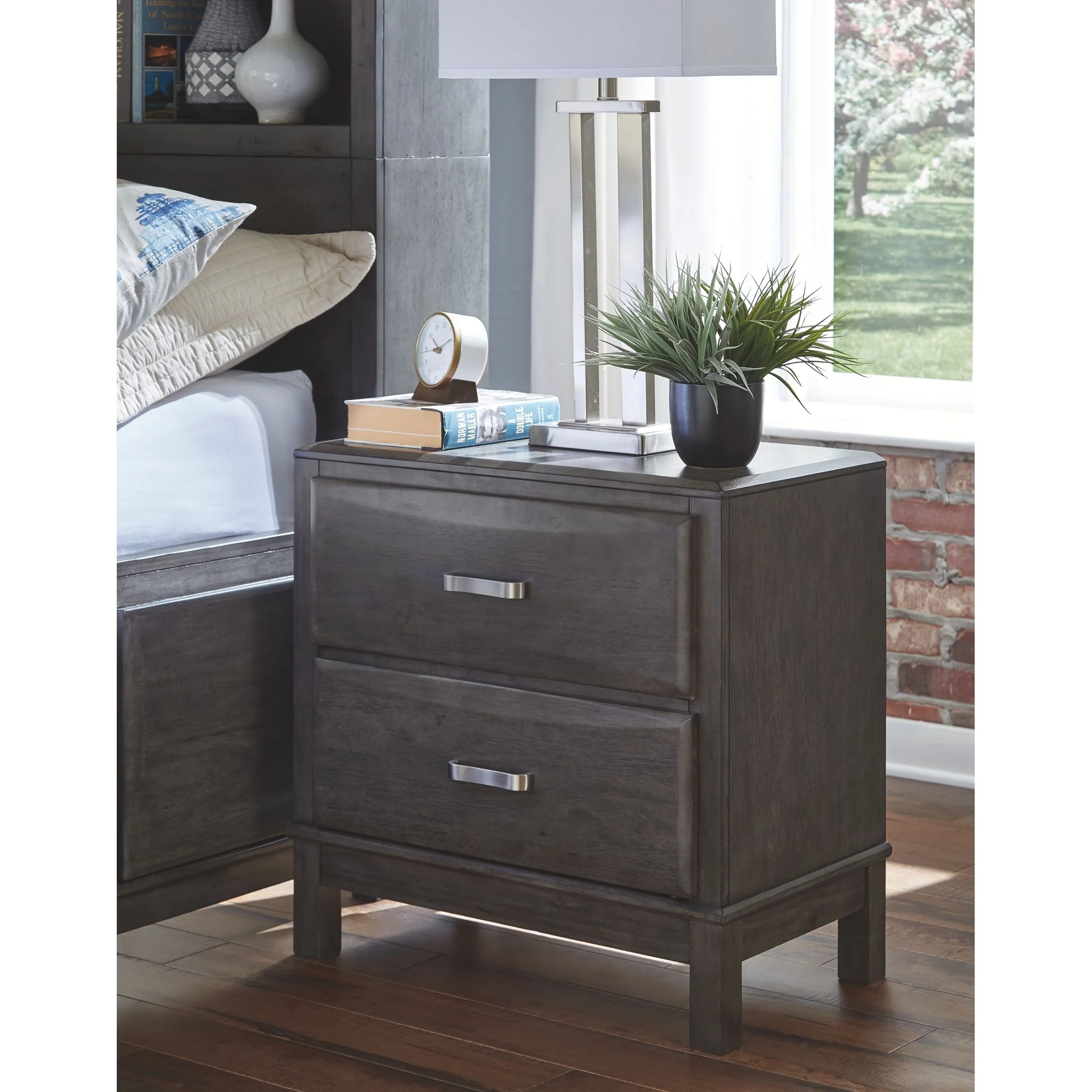 Caitbrook Nightstand - Gray - Image 2
