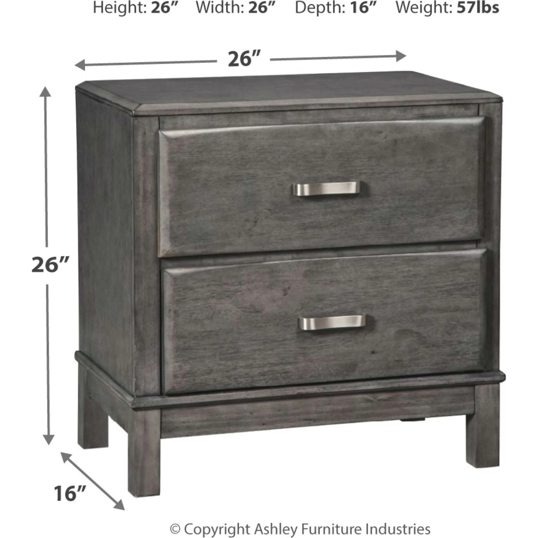Caitbrook Nightstand - Gray - Image 4