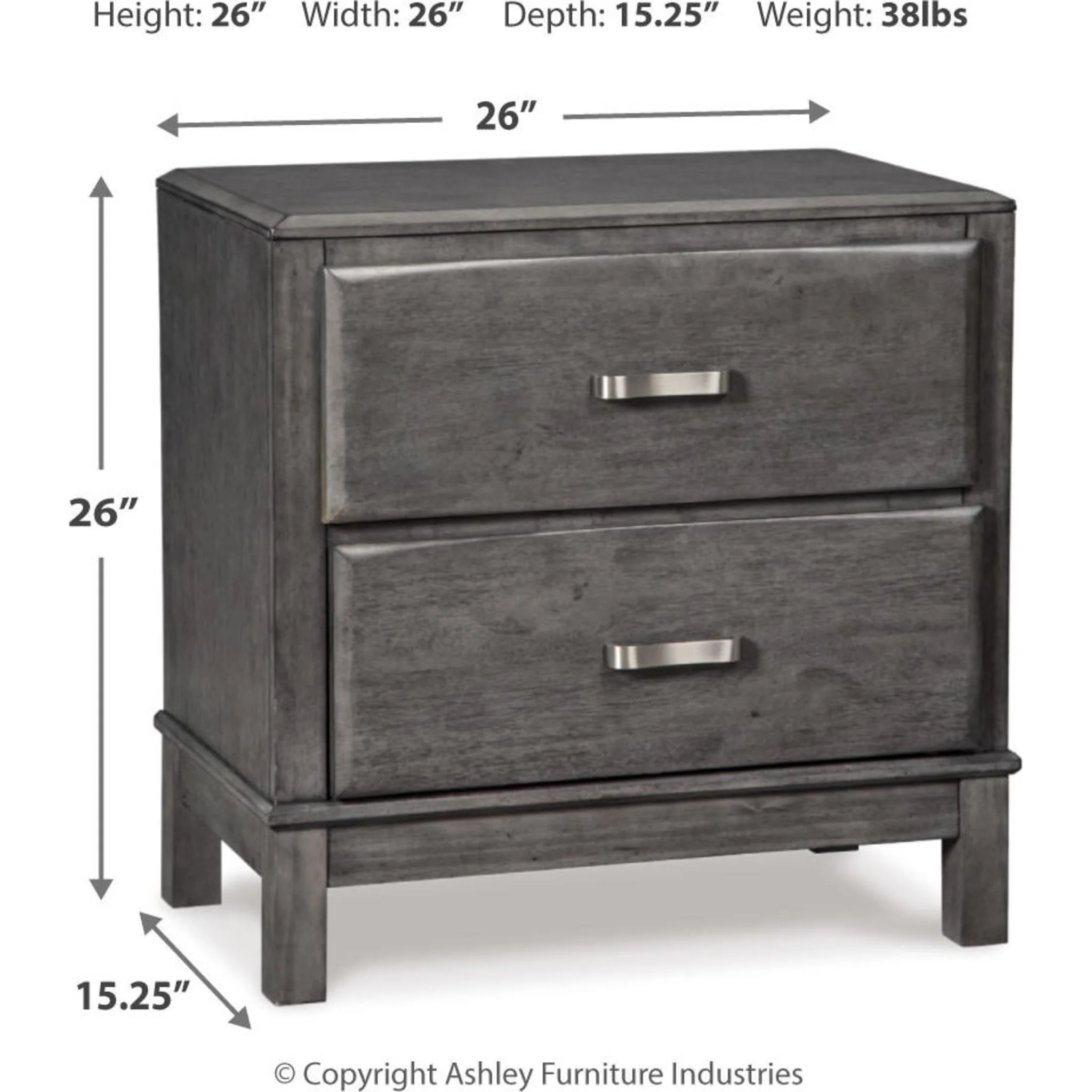 Caitbrook Nightstand - Gray - Image 6