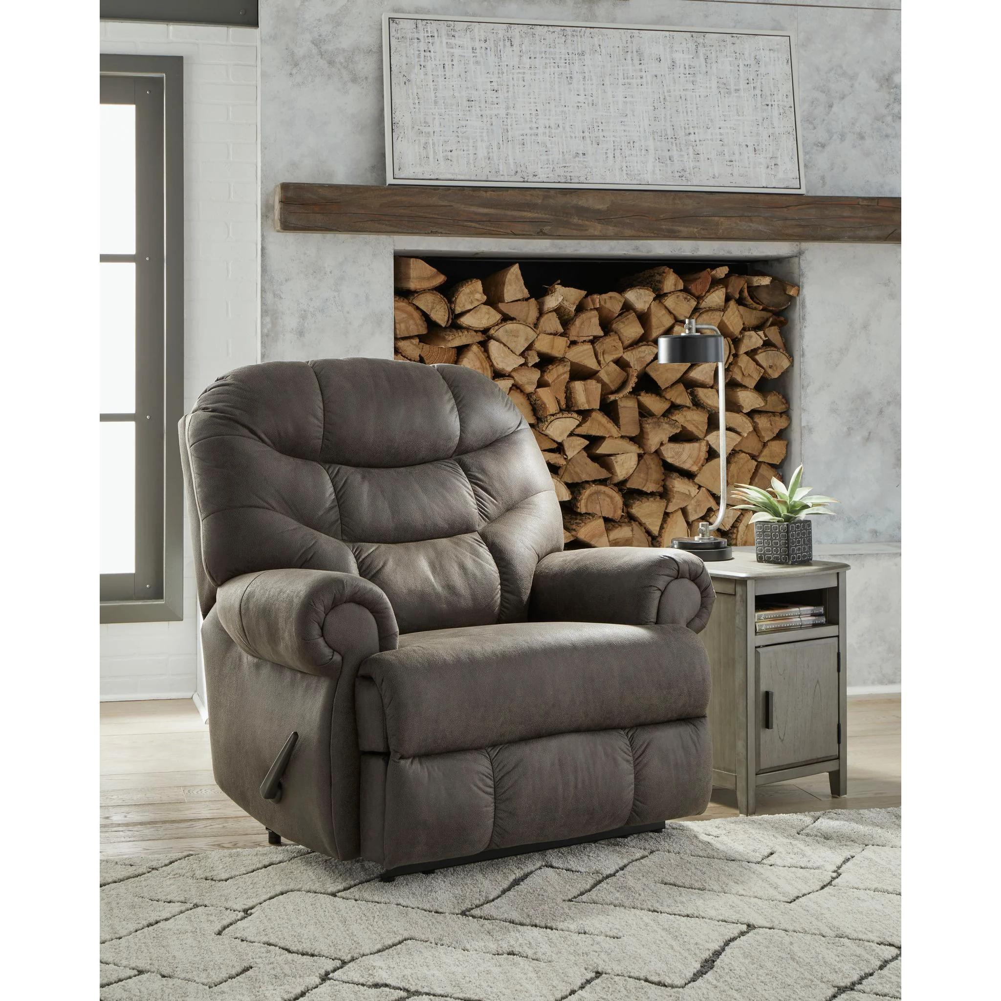 Camera Time Zero Wall Recliner - Gunmetal - Image 2
