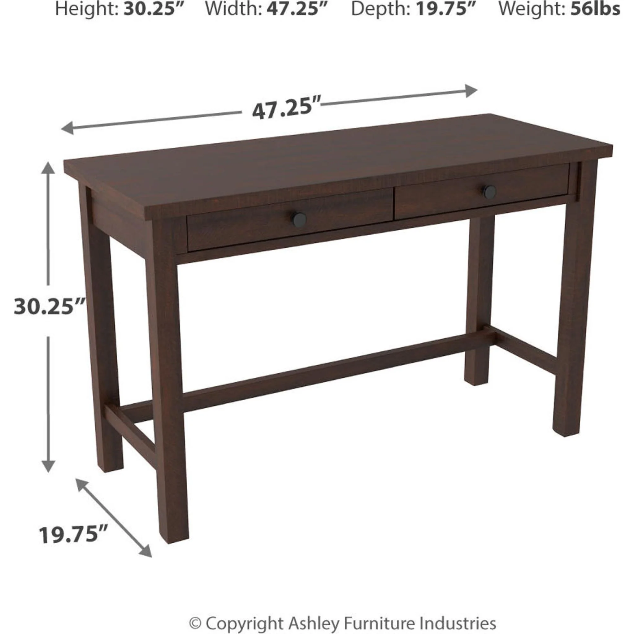 Camiburg Desk - Warm Brown - Image 18
