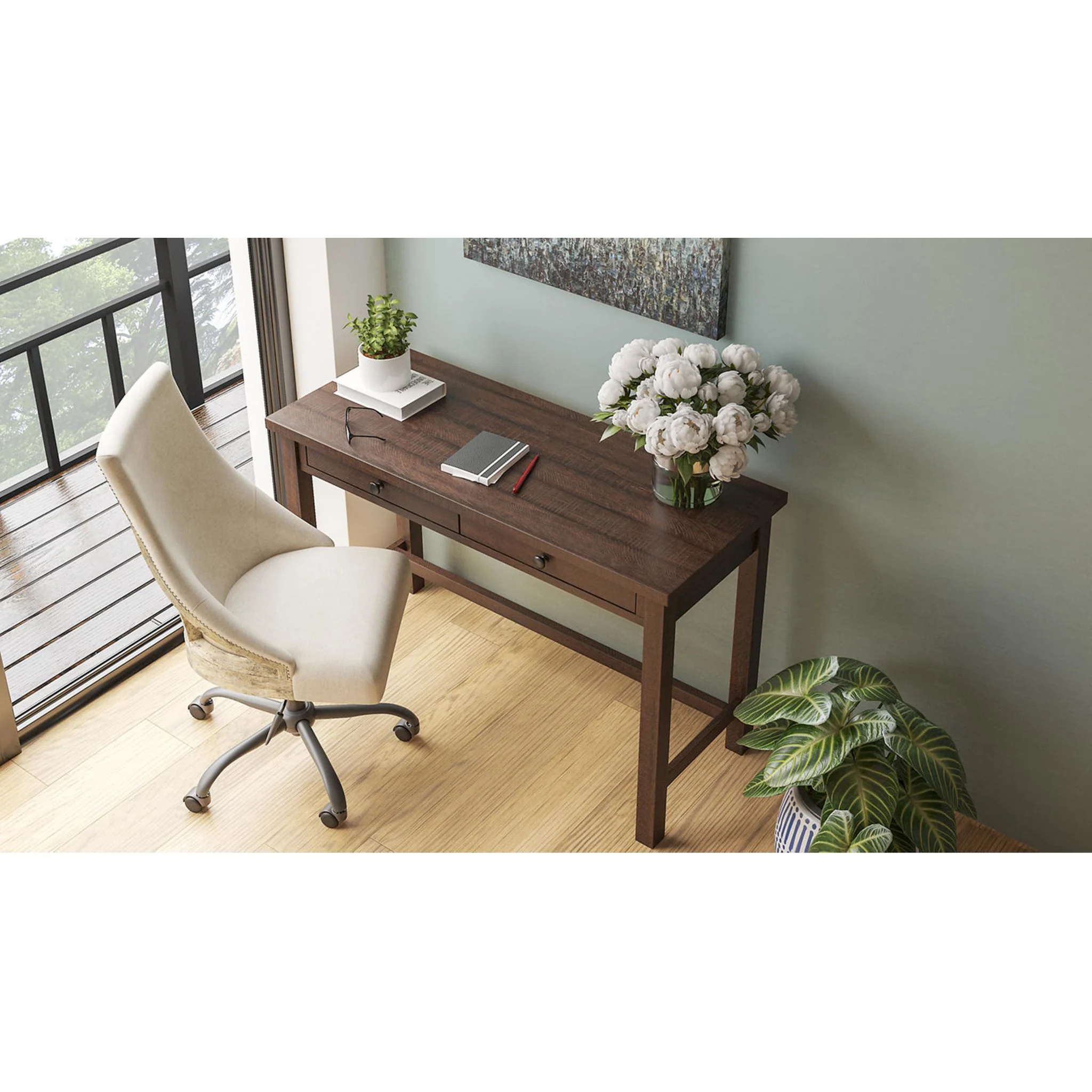 Camiburg Desk - Warm Brown - Image 19