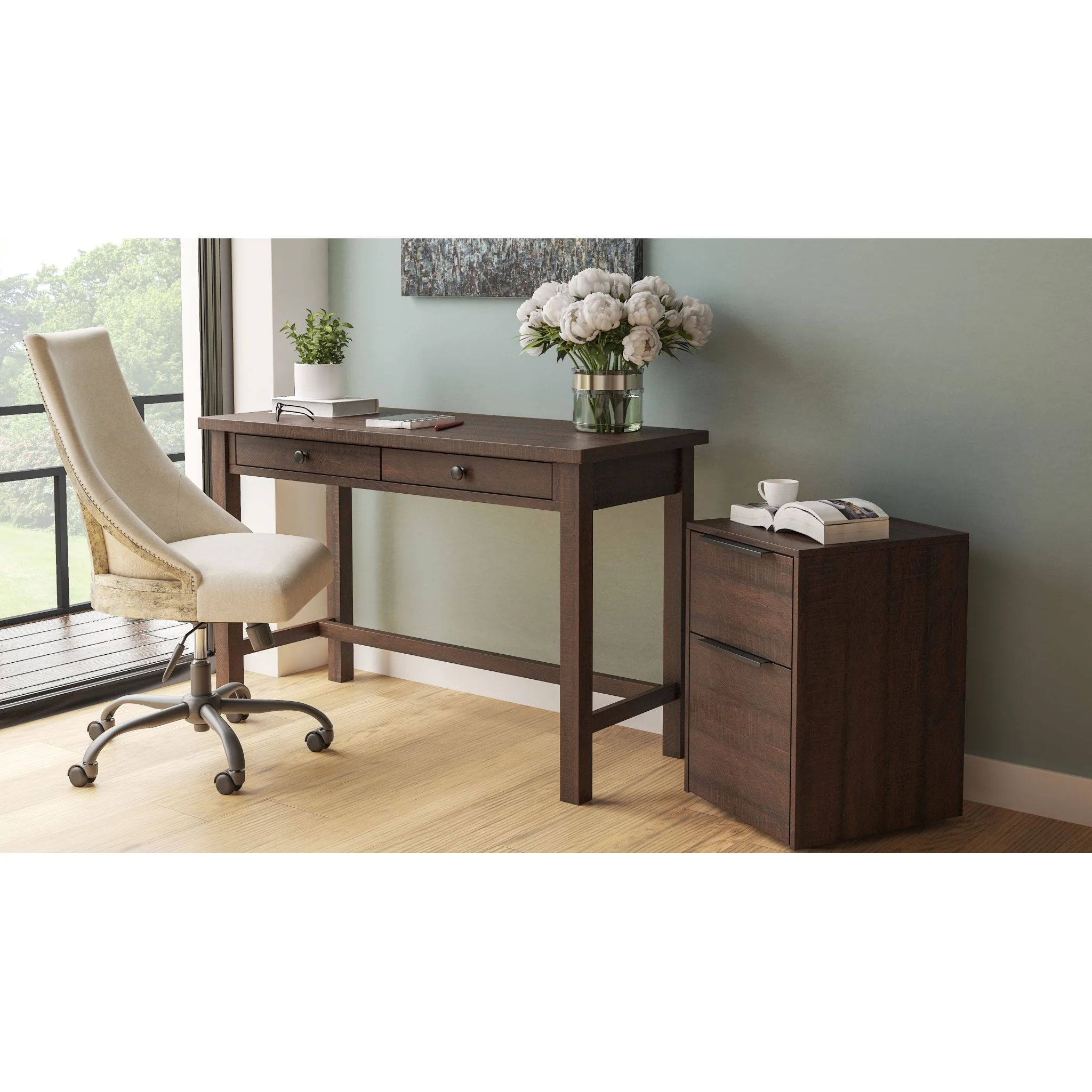 Camiburg Desk - Warm Brown - Image 7