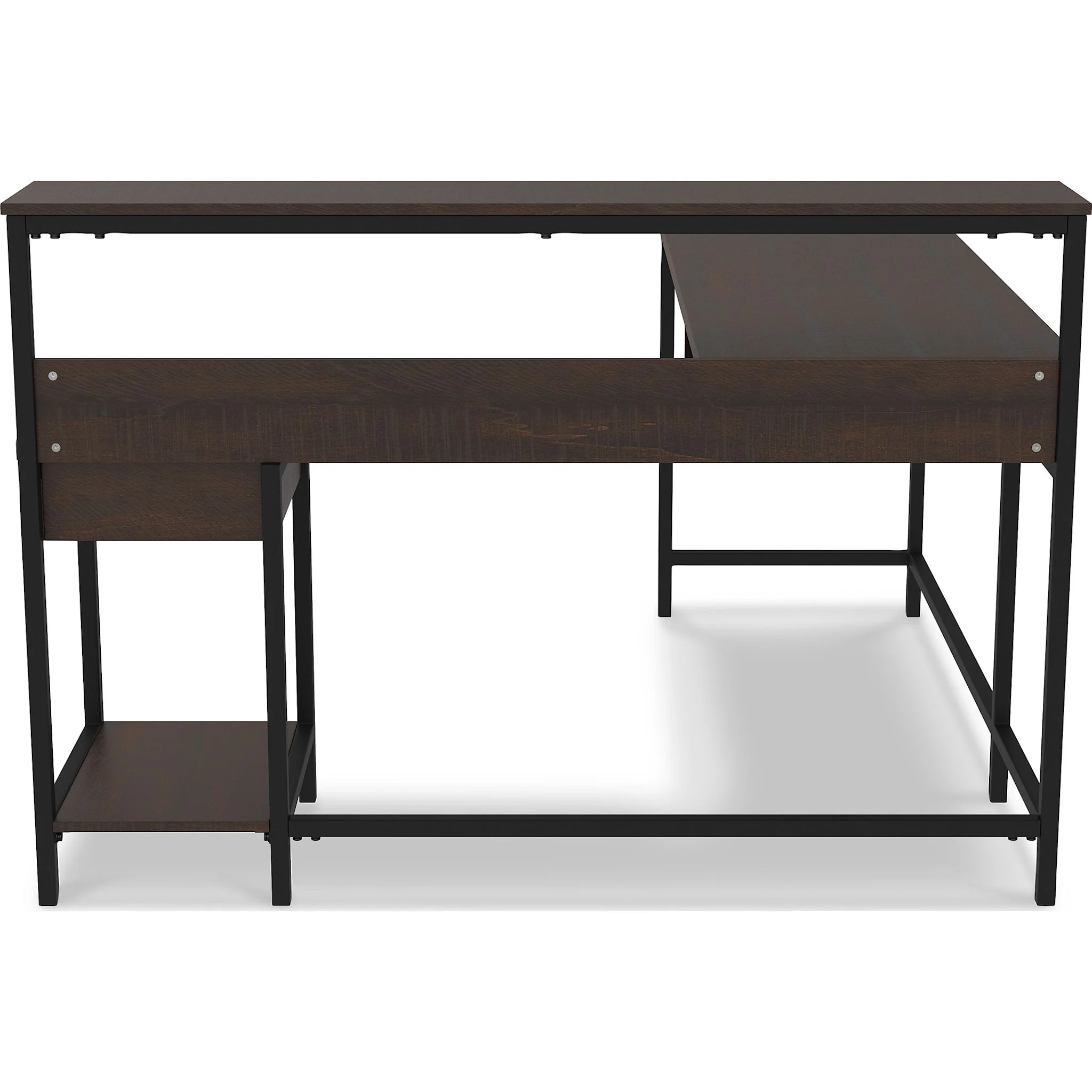 Camiburg L-Desk - Warm Brown - Image 5