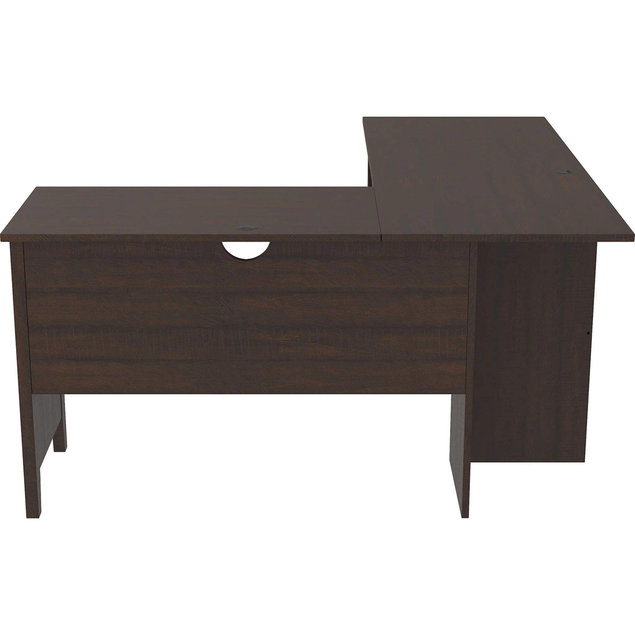 Camiburg L-Desk - Warm Brown - Image 11
