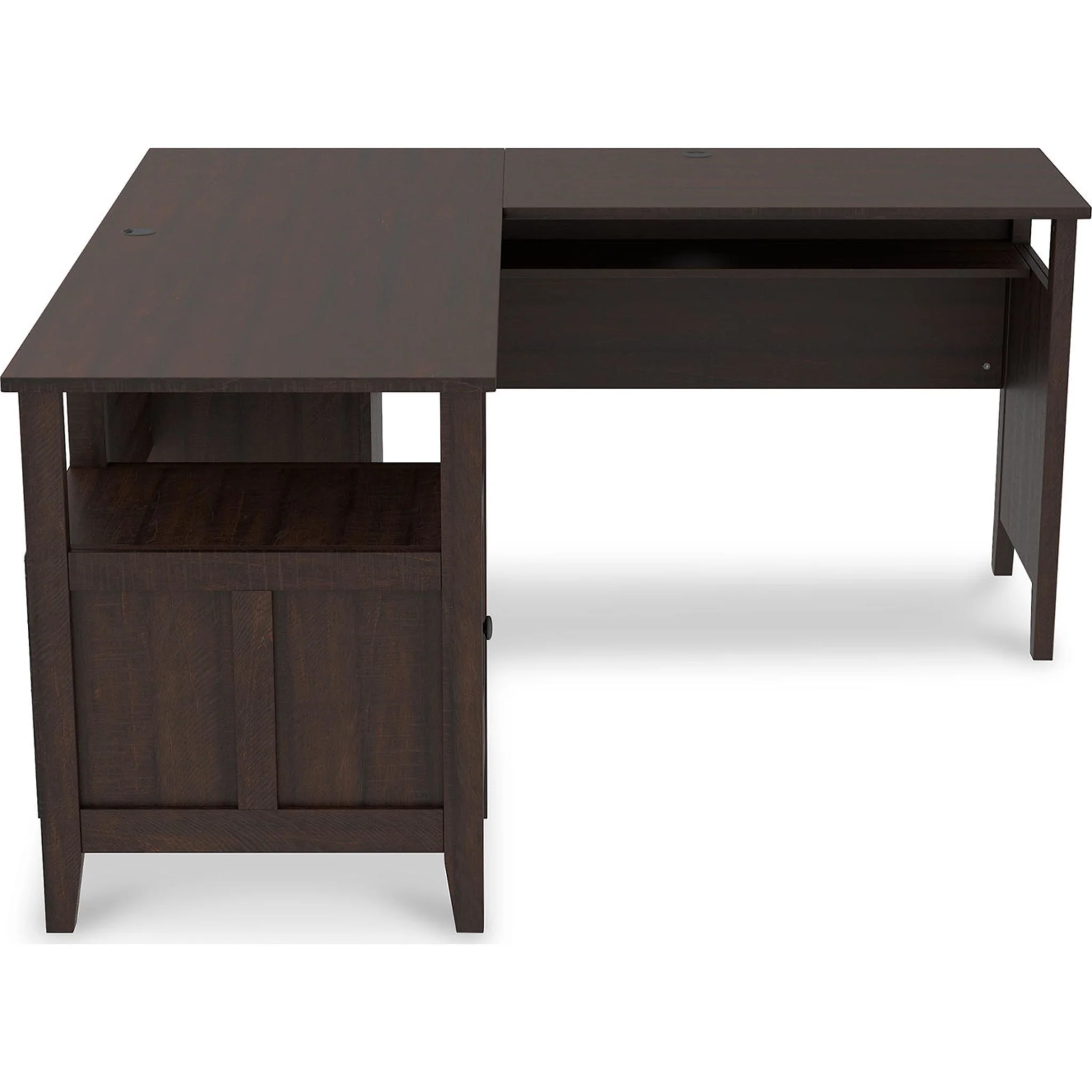 Camiburg L-Desk - Warm Brown - Image 20