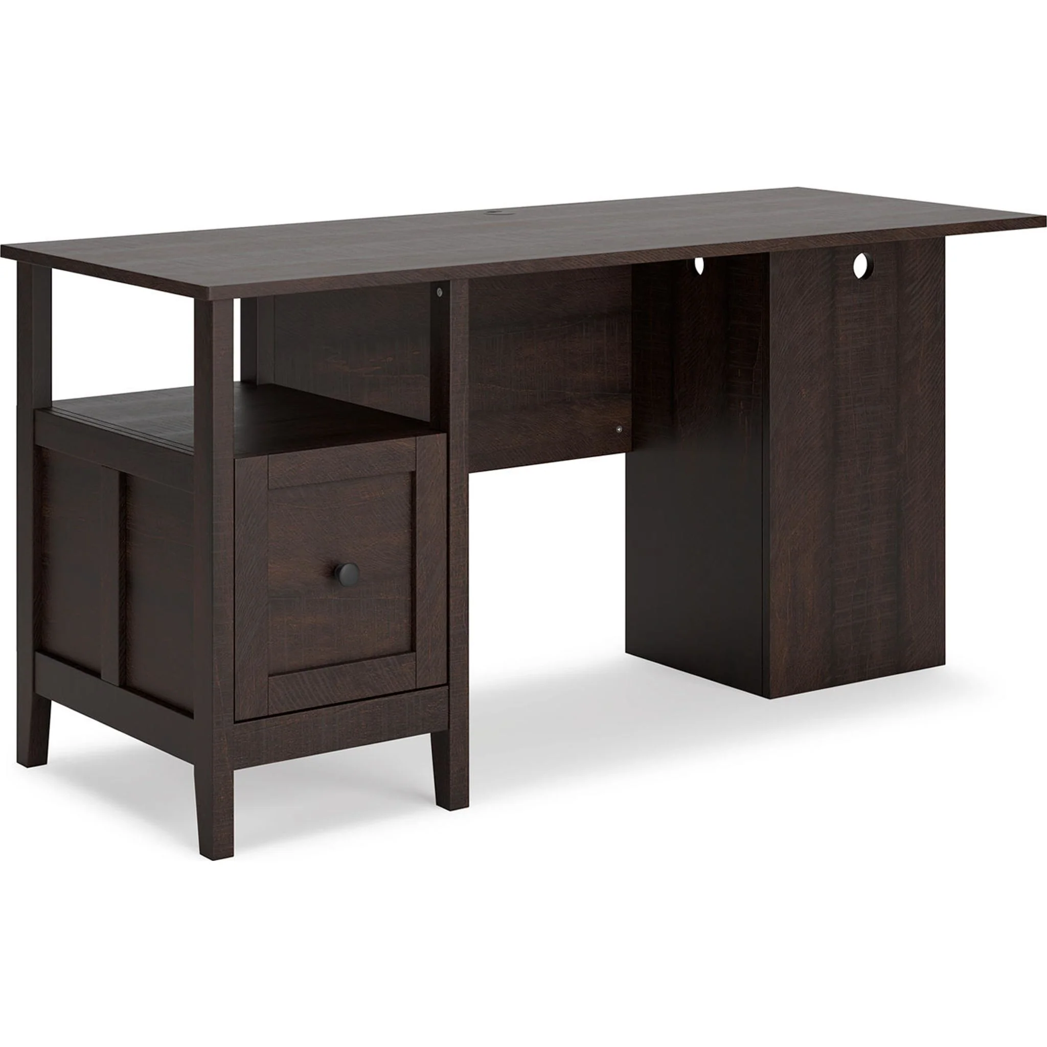 Camiburg L-Desk - Warm Brown - Image 21