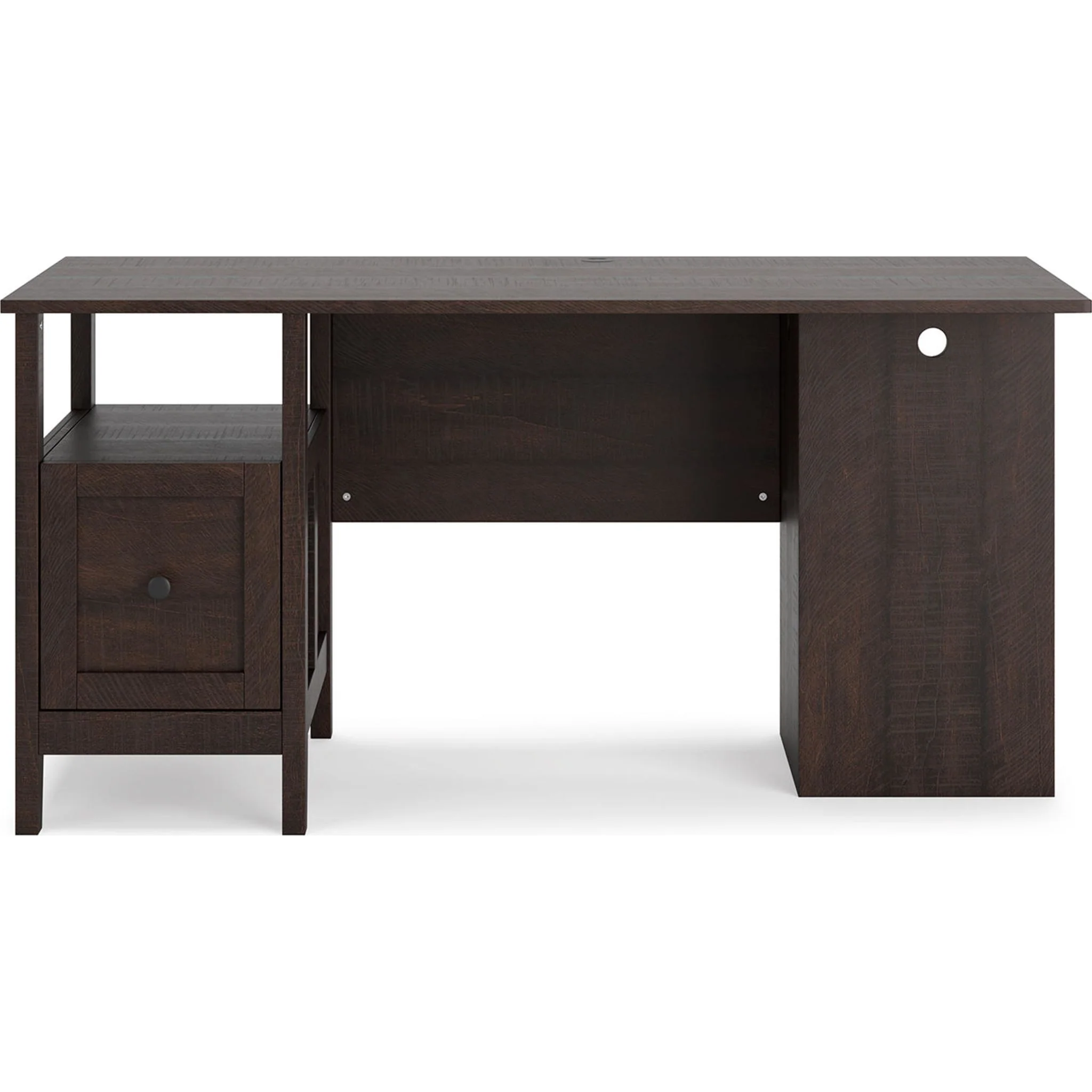 Camiburg L-Desk - Warm Brown - Image 26