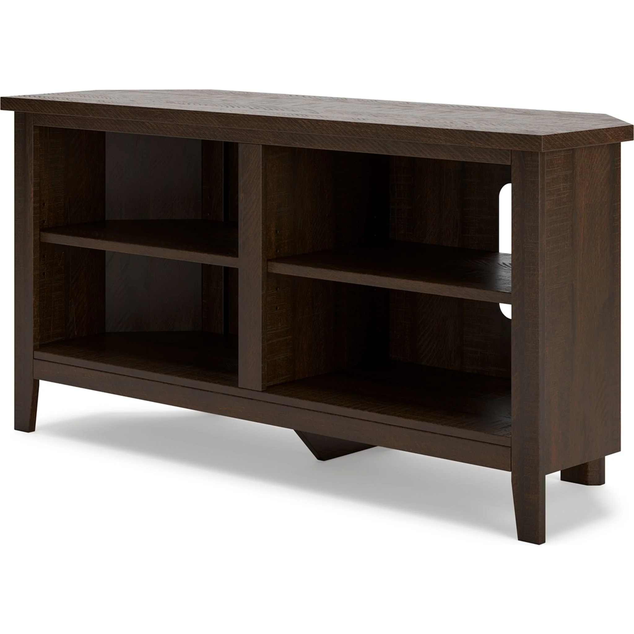 Camiburg TV Stand - Warm Brown - Image 3
