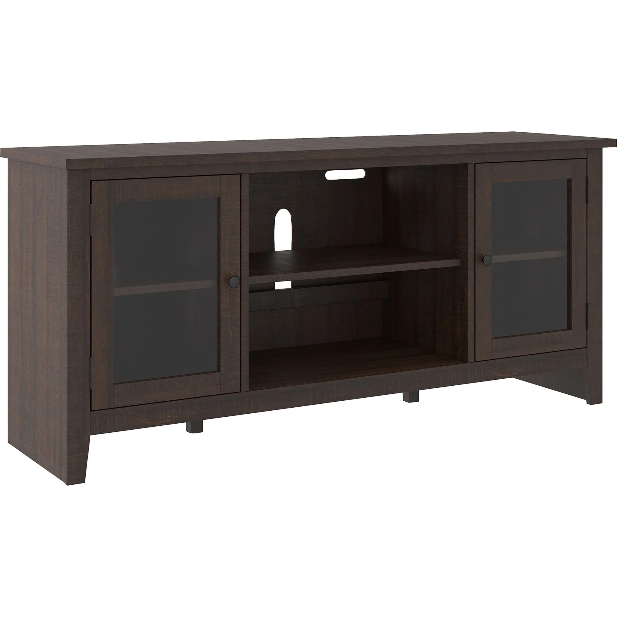 Camiburg TV Stand - Warm Brown - Image 4