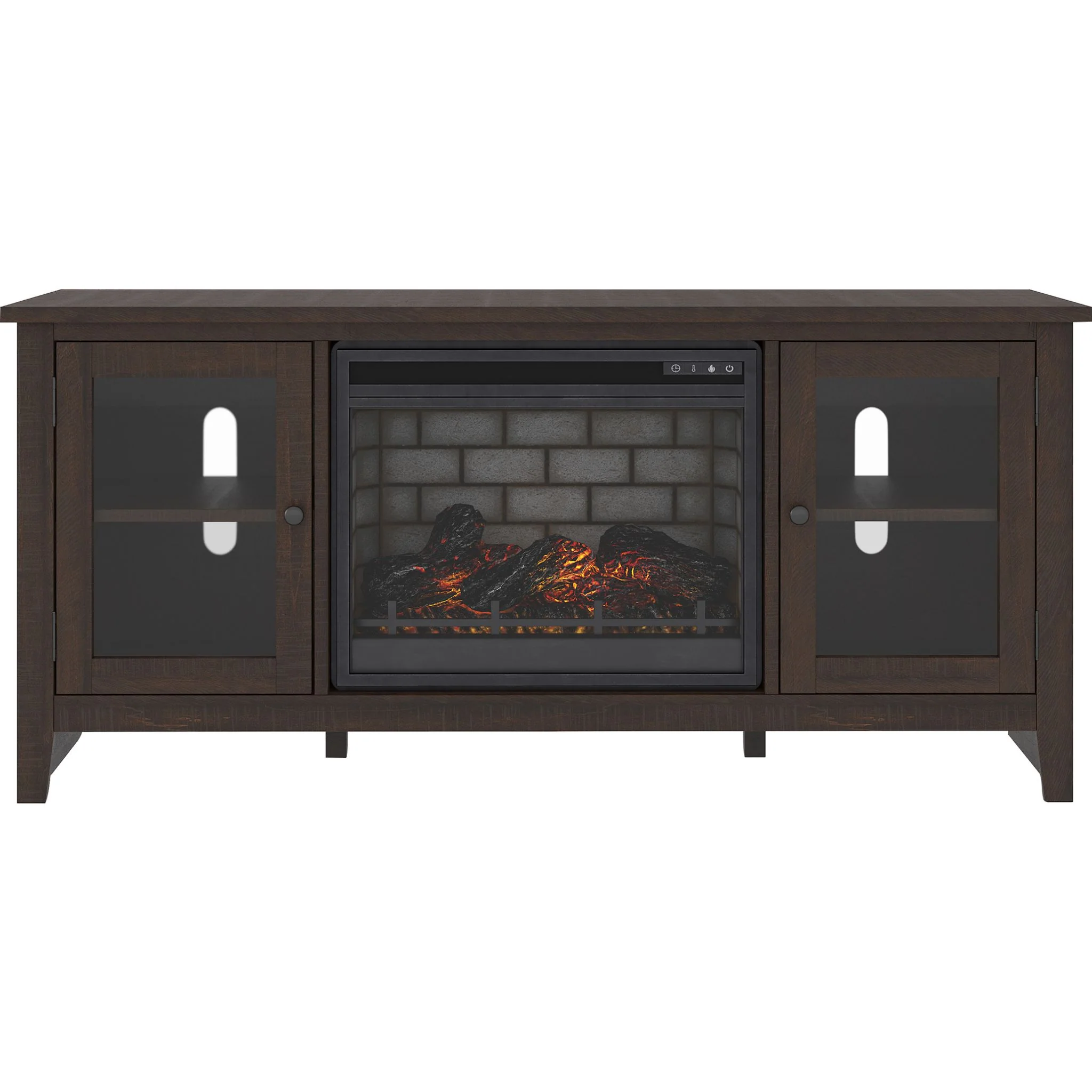 Camiburg TV Stand - Warm Brown - Image 9