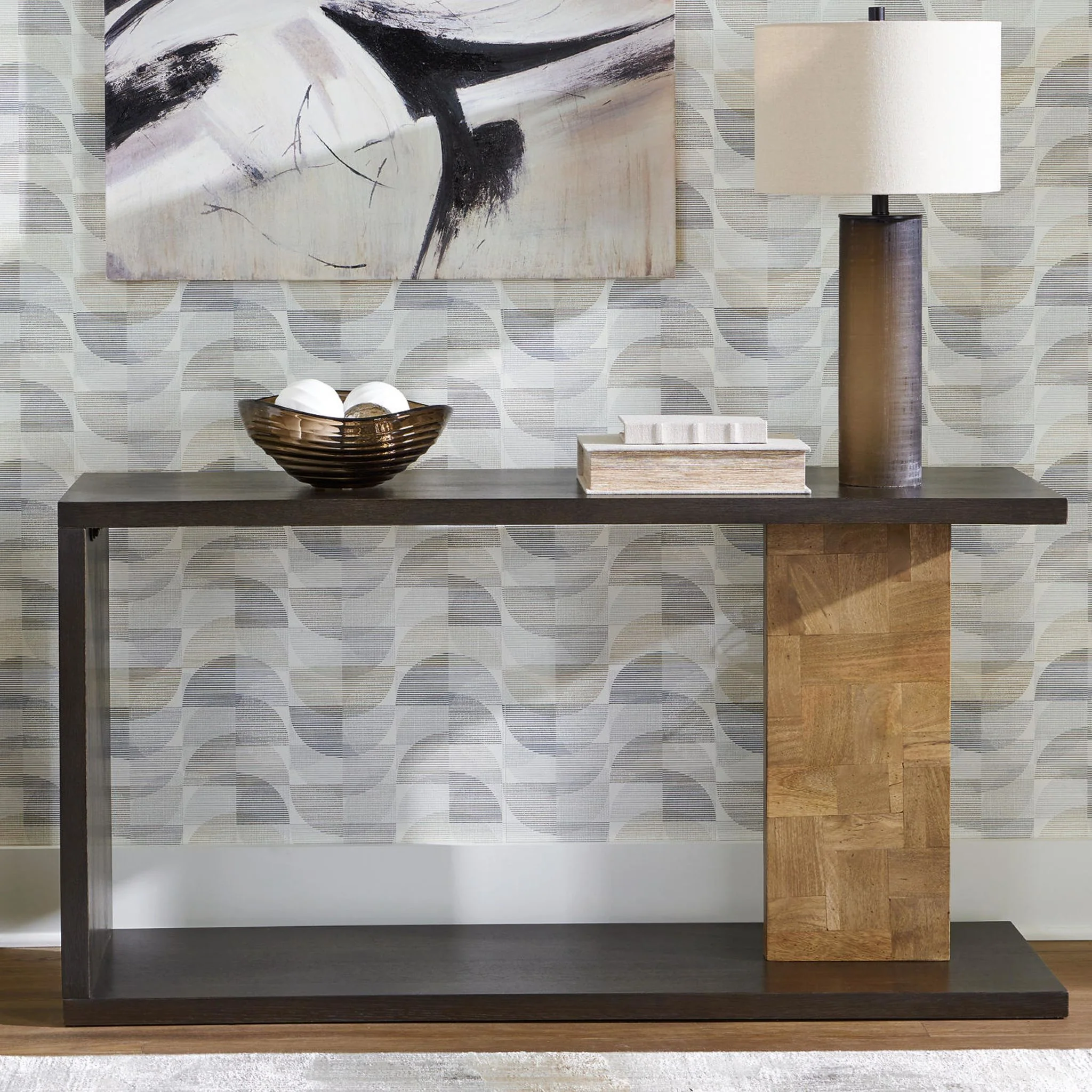 Camlett Console Table - Brown - Image 9