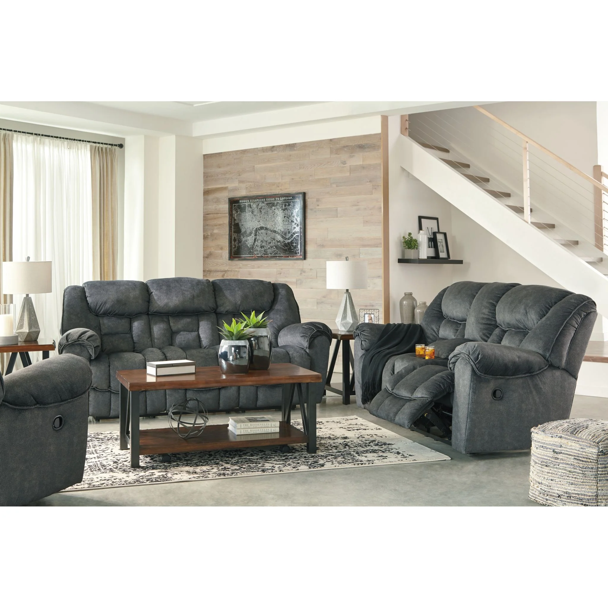 Capehorn Rocker Recliner - Granite - Image 5