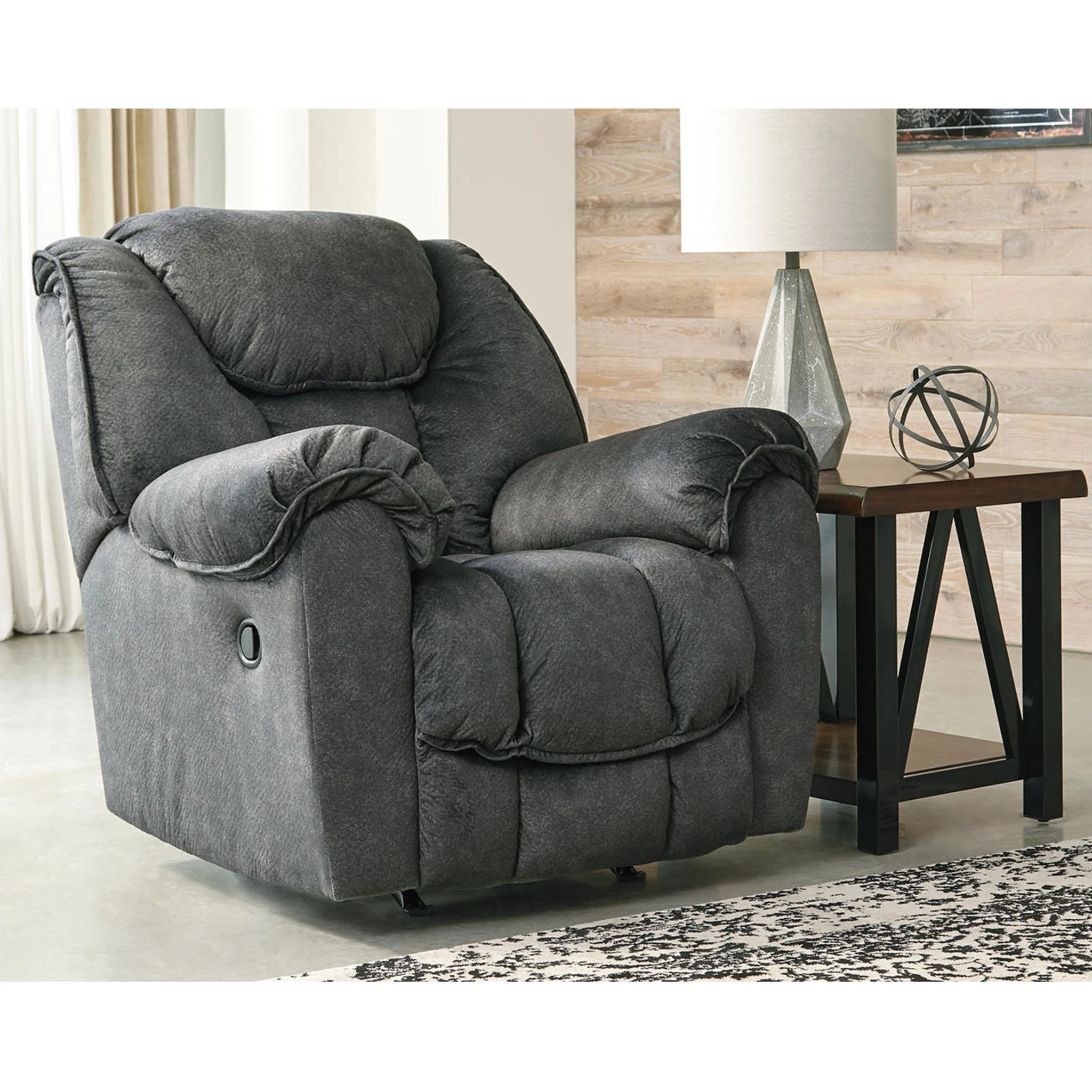 Capehorn Rocker Recliner - Granite - Image 9