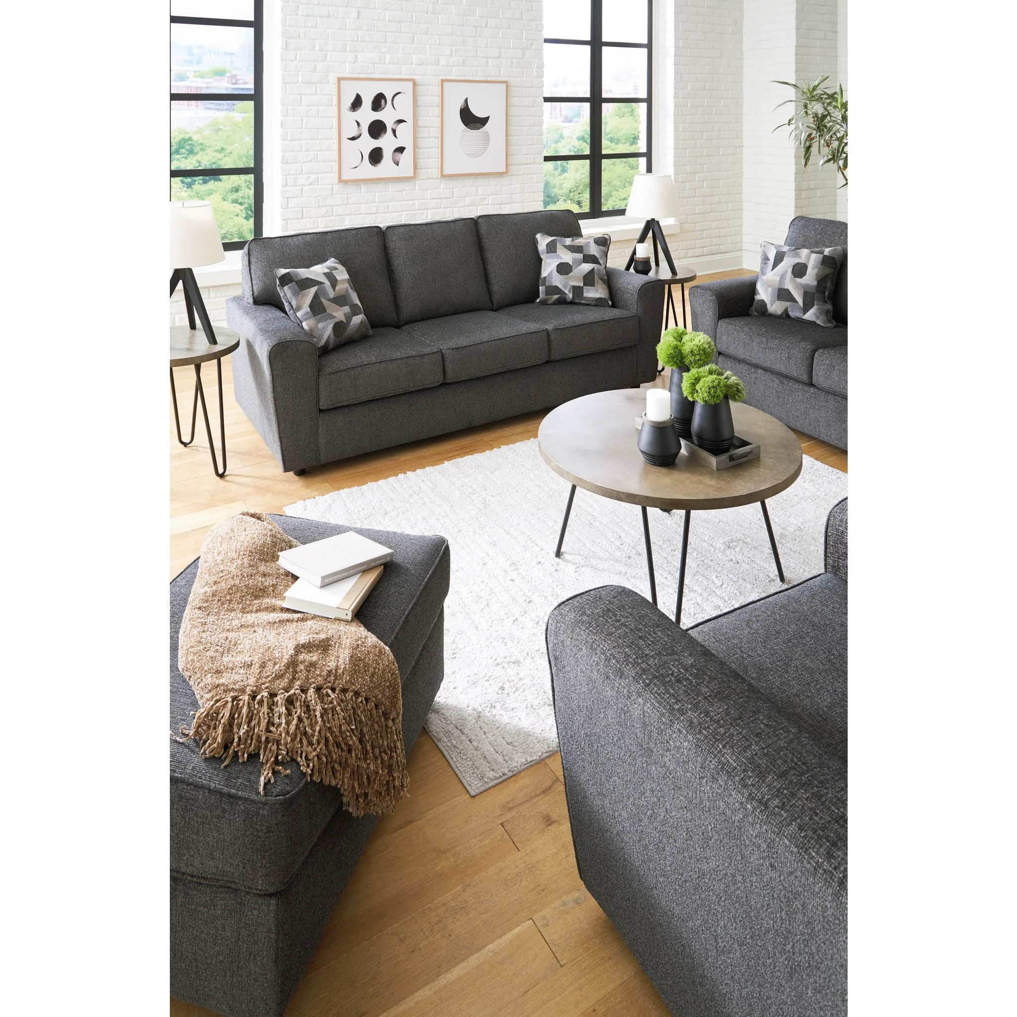 Cascilla Sofa - Slate - Image 3