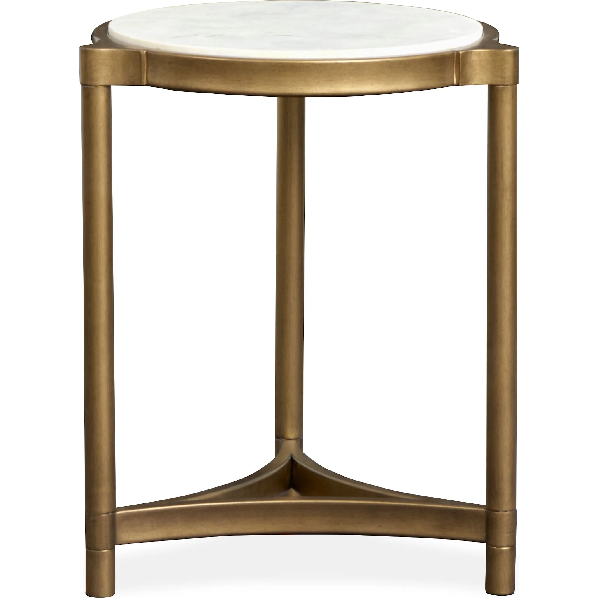 Cassidy Accent Table - Aged Brass