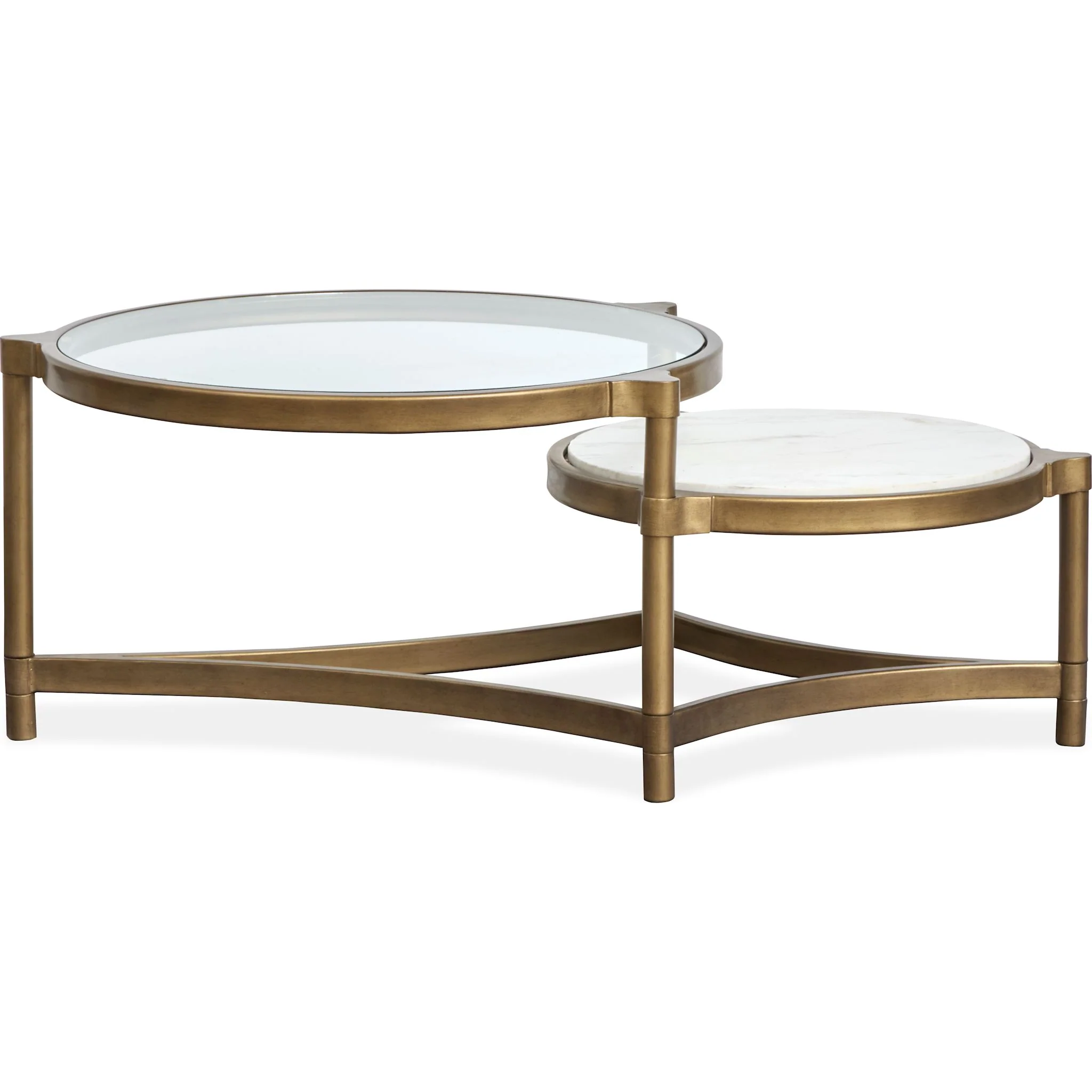 Cassidy Coffee Table - Aged Brass