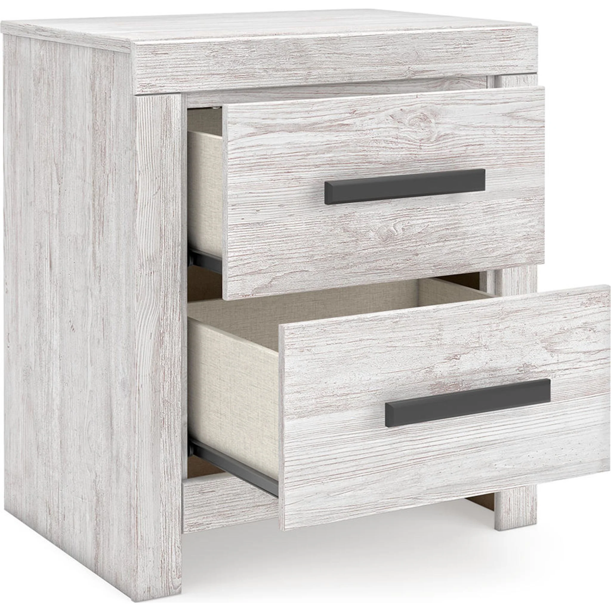 Cayboni 6 Piece Full Panel Bedroom - Whitewash - Image 23