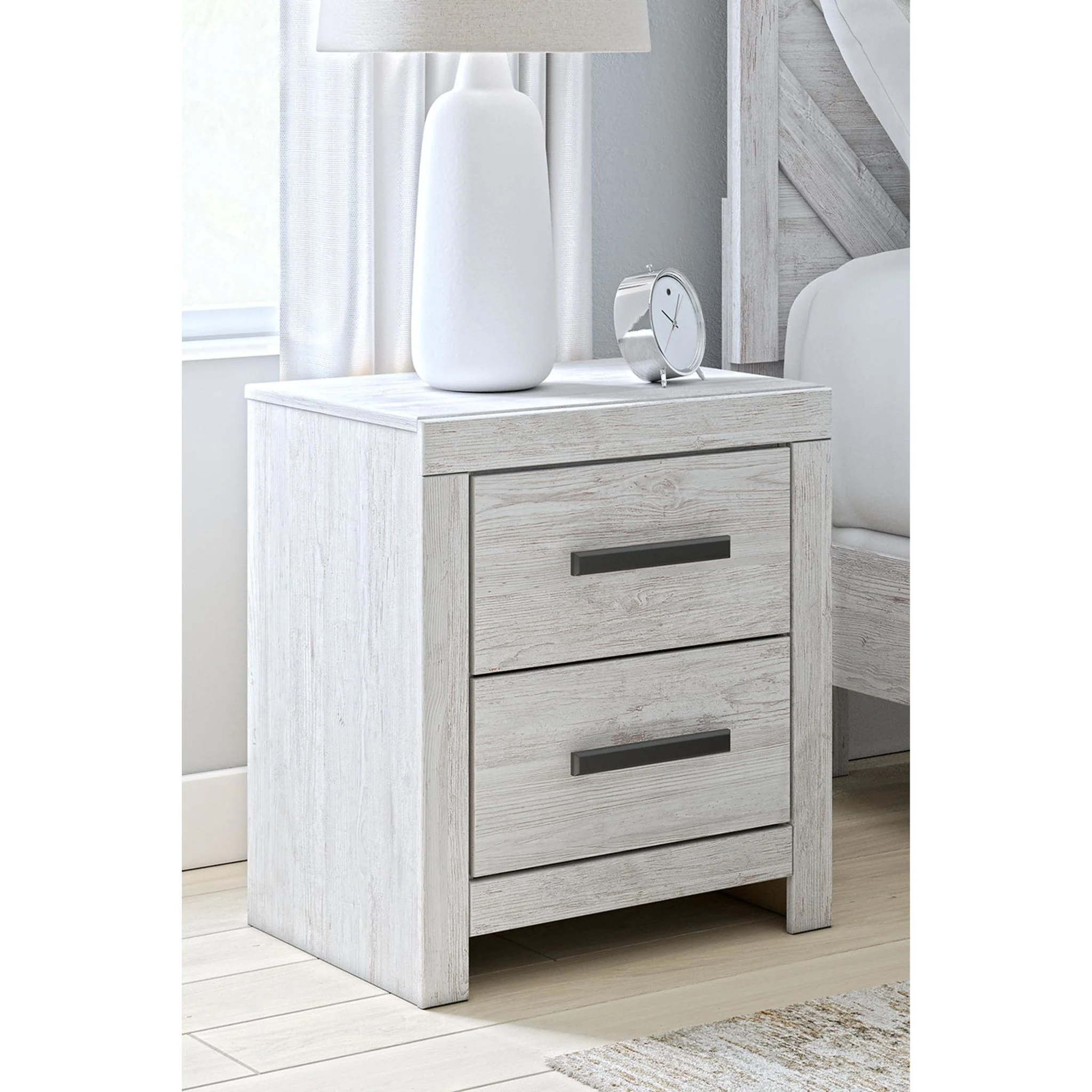 Cayboni 6 Piece Queen Panel Bedroom - Whitewash - Image 33