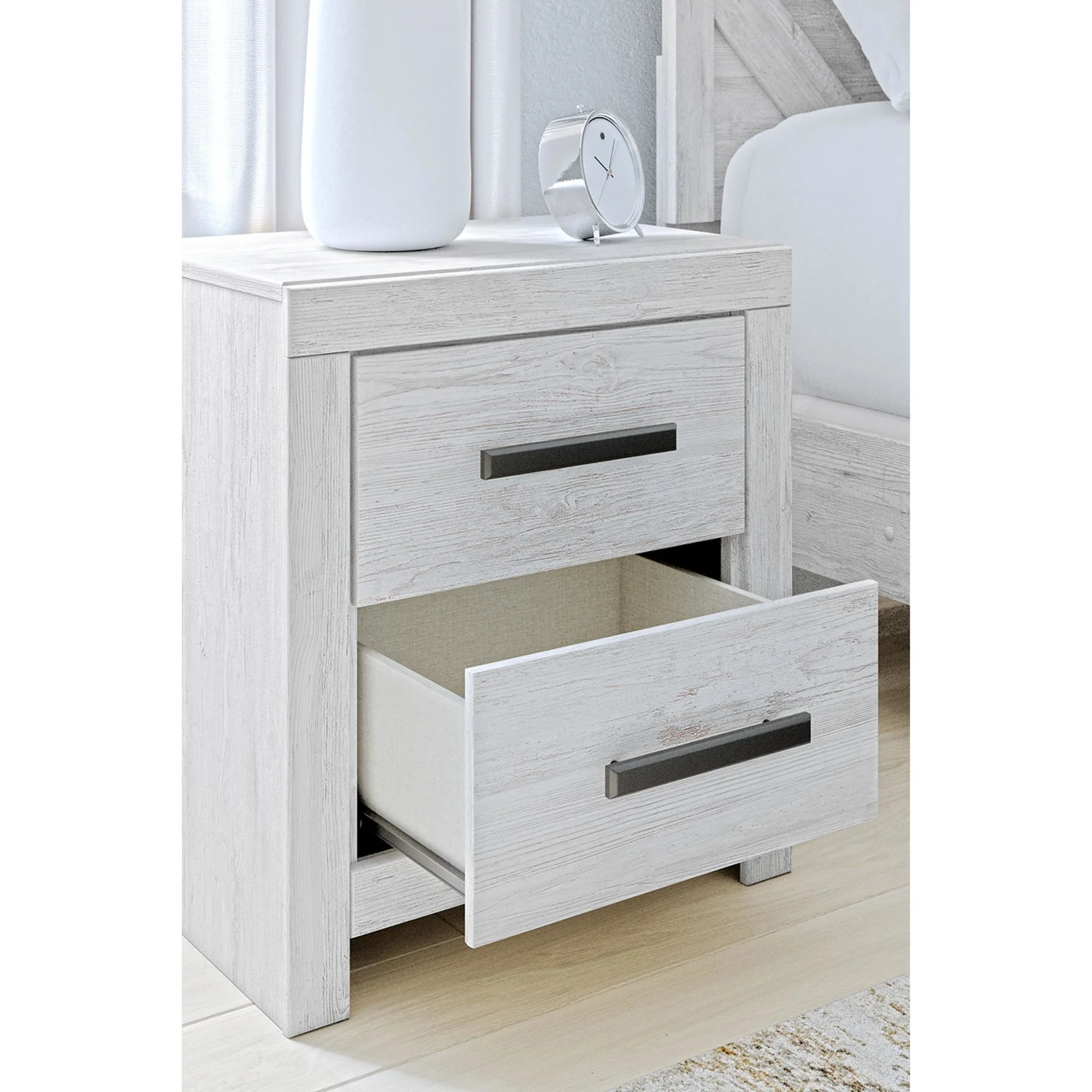 Cayboni 6 Piece Twin Panel Bedroom - Whitewash - Image 27