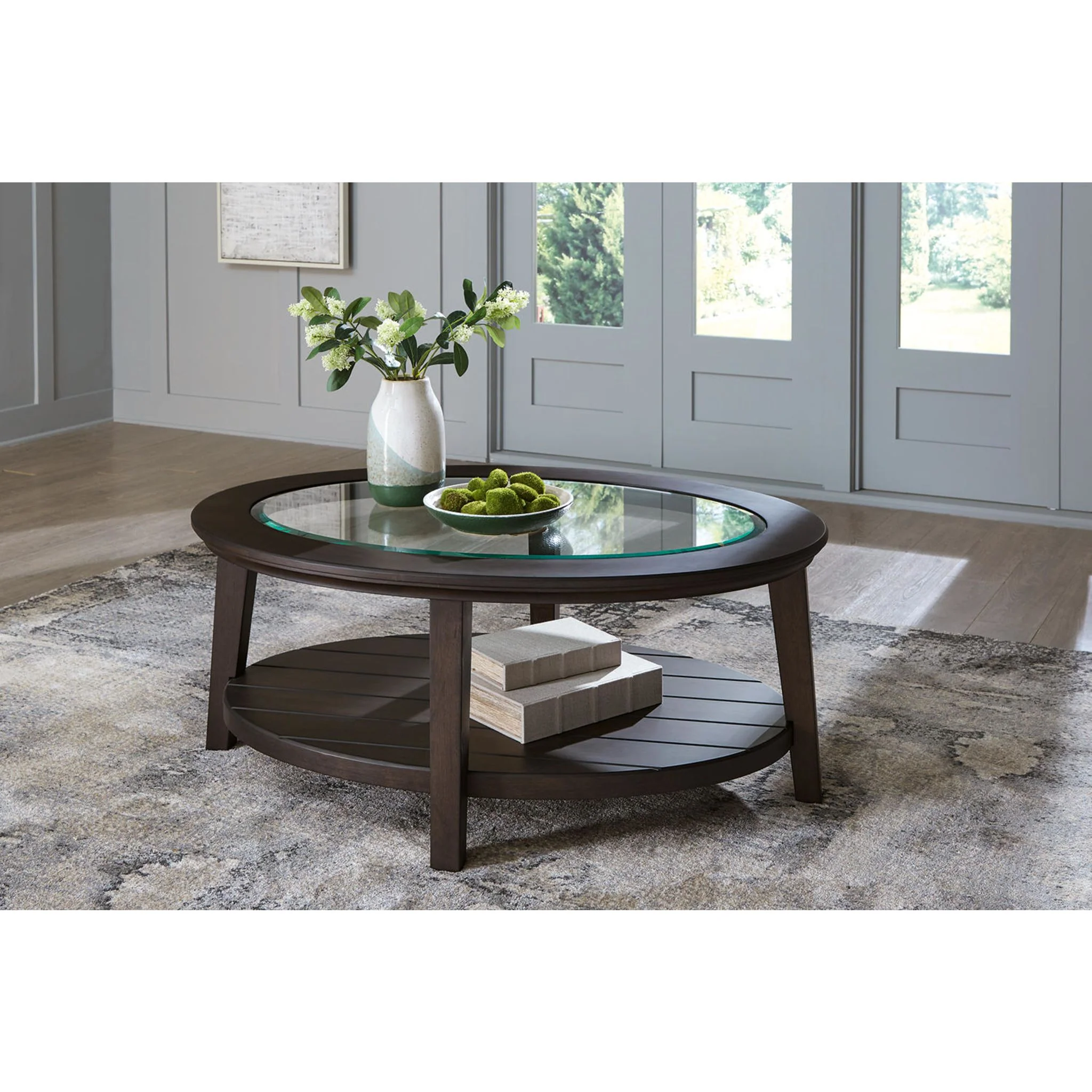 Celamar Coffee Table - Dark Brown - Image 6