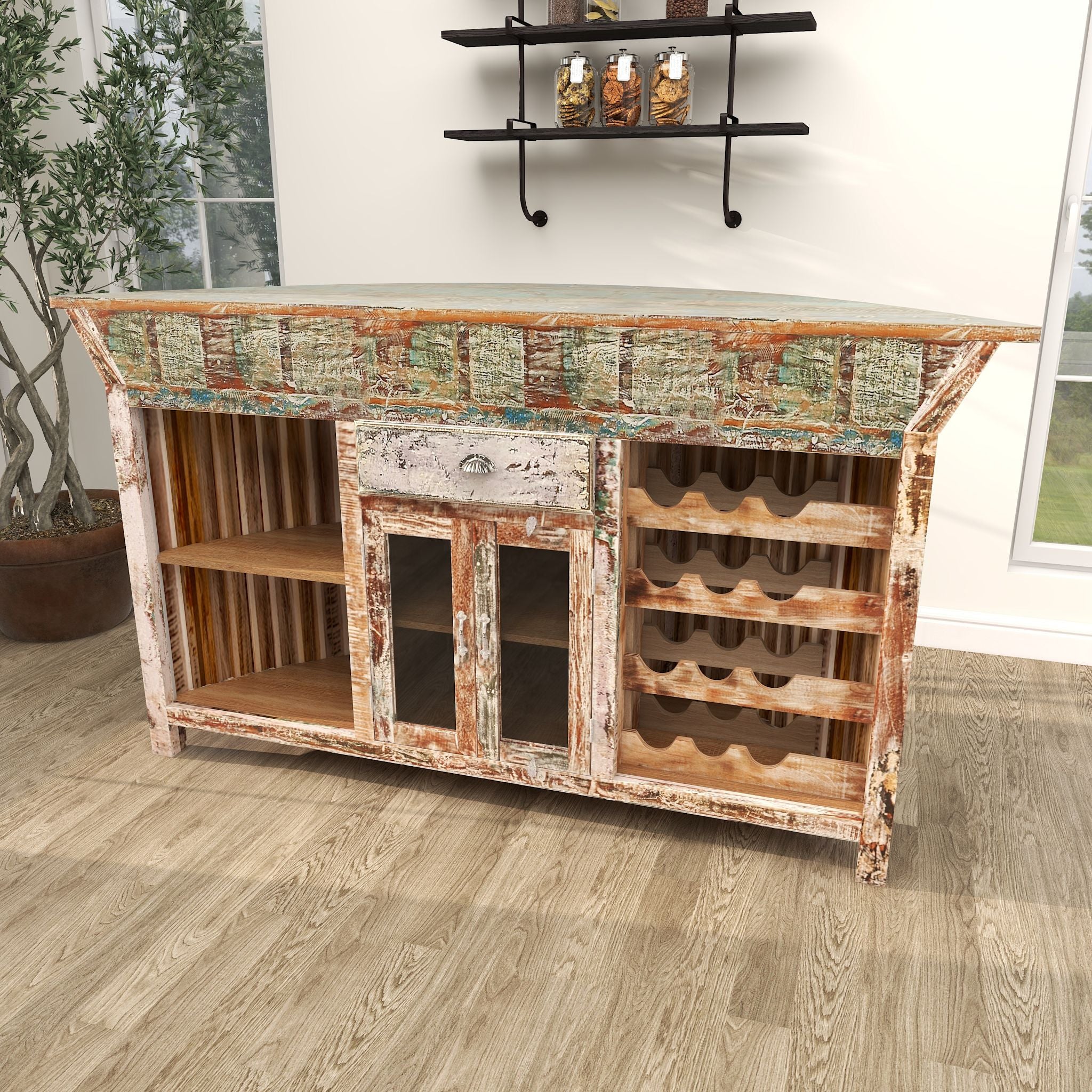 Cerveza Bar Unit - Brown - Image 9