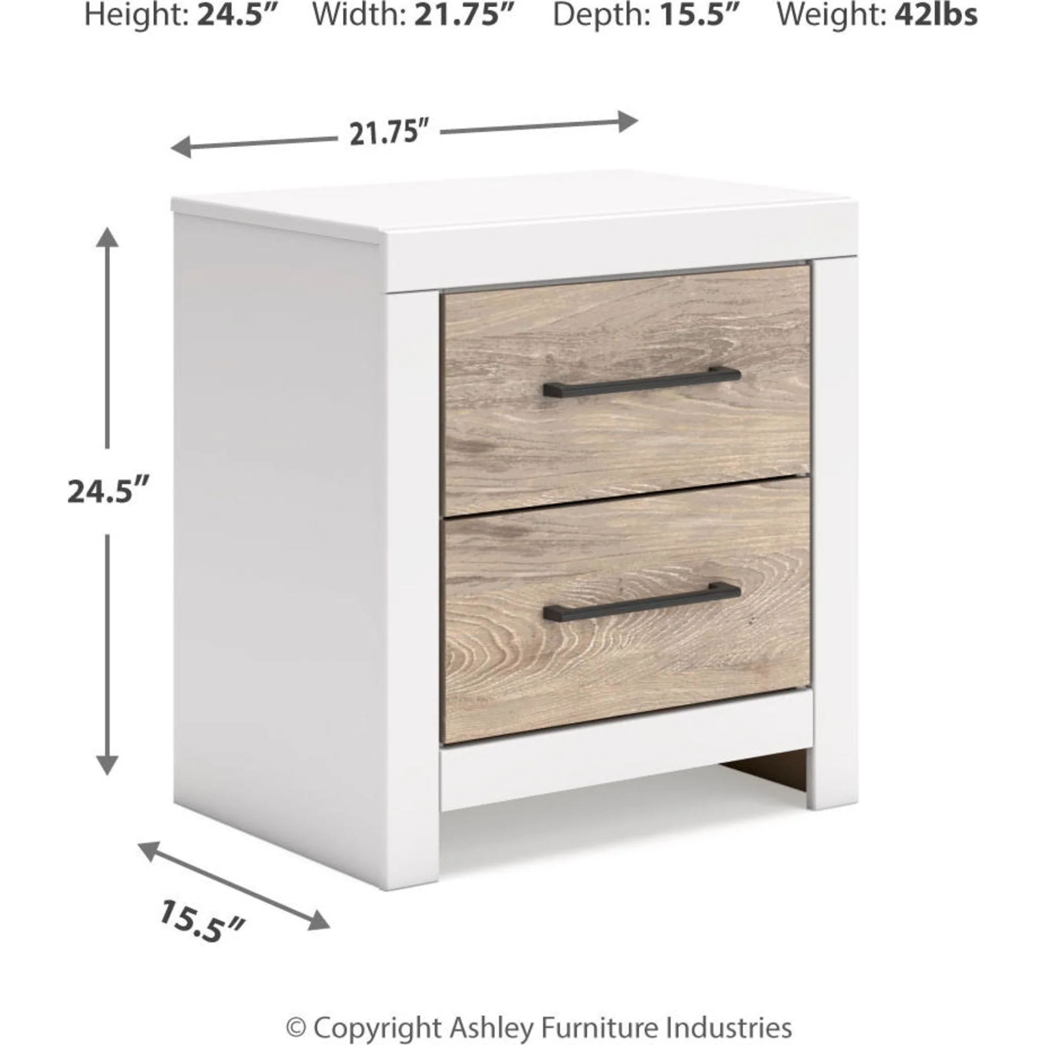 Charbitt 6 Piece Queen Panel Bedroom - Two-tone - Image 23