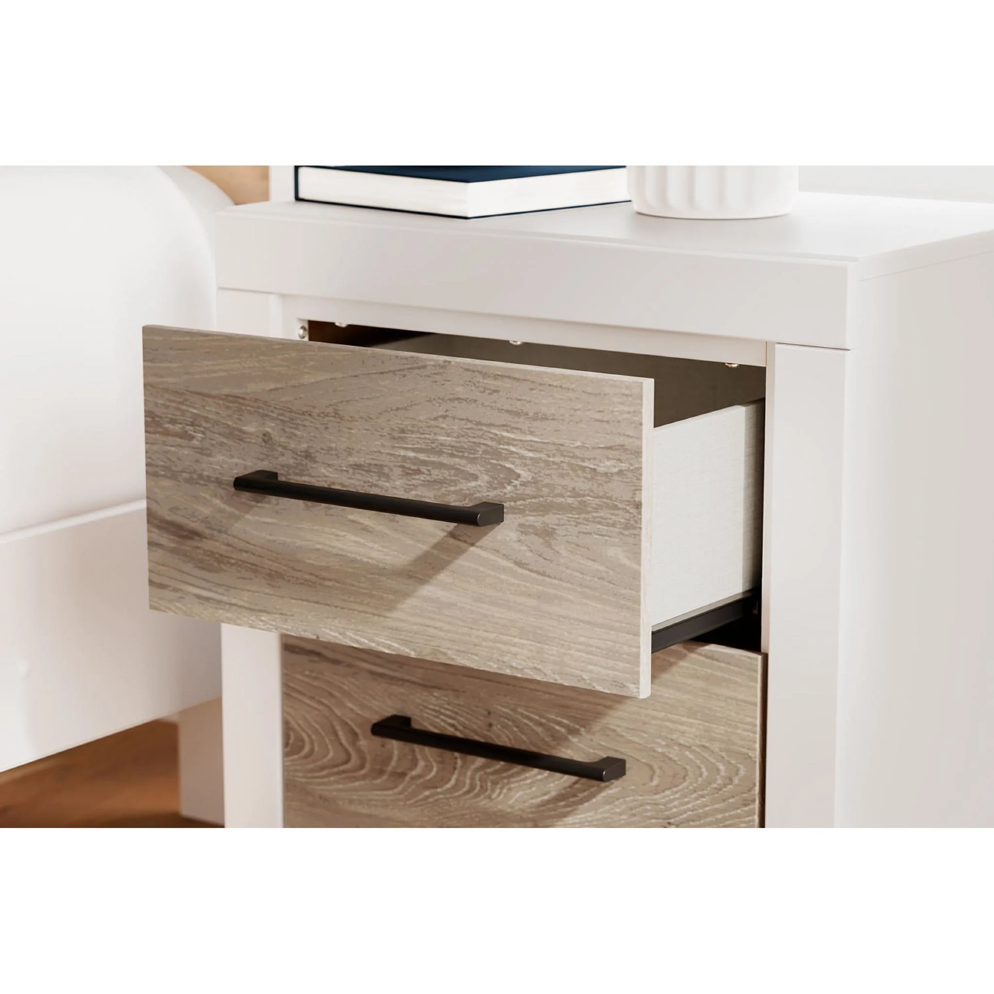 Charbitt 6 Piece Queen Panel Bedroom - Two-tone - Image 24
