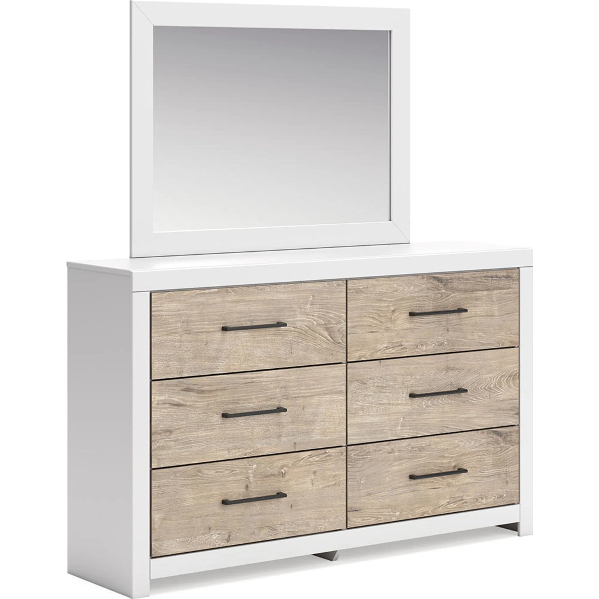 Charbitt 6 Piece Twin Panel Bedroom - Two-tone - Image 6