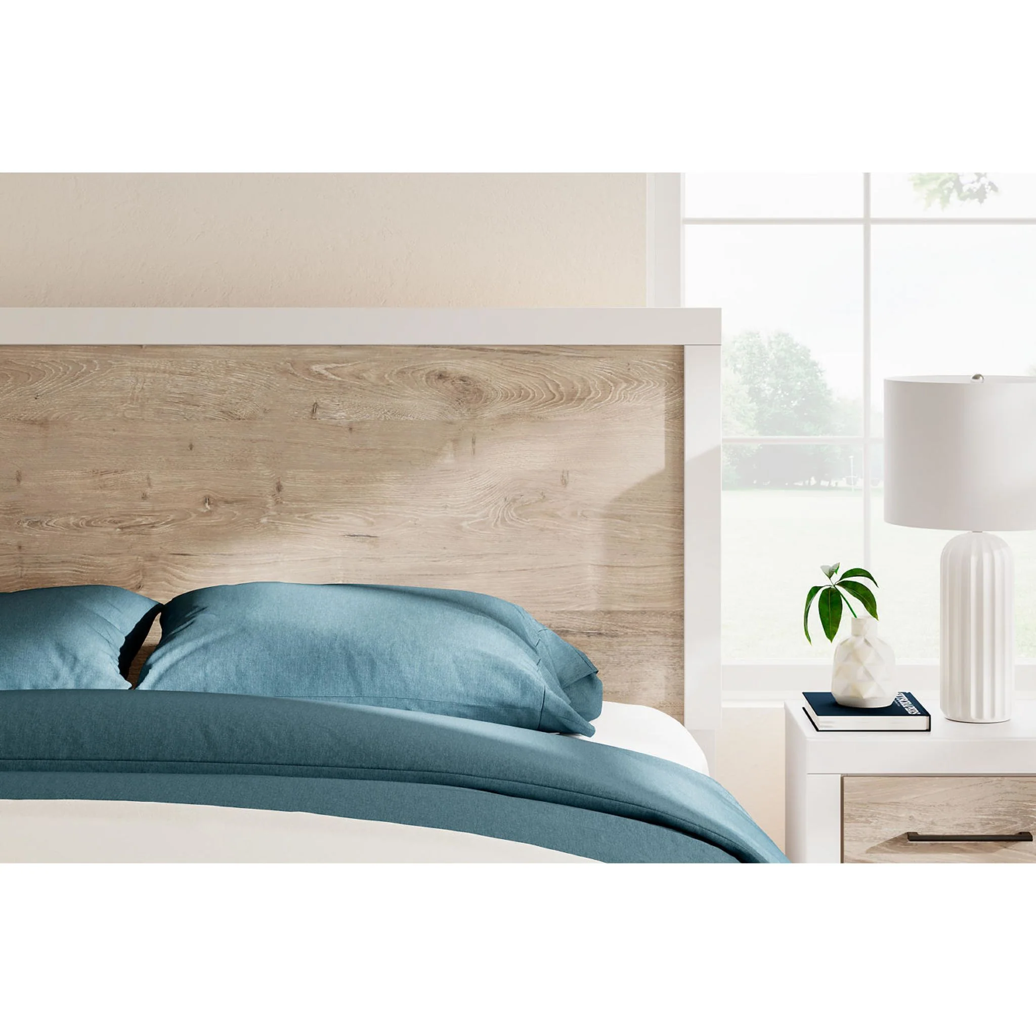 Charbitt Queen Panel Bed - Two-tone - Image 6