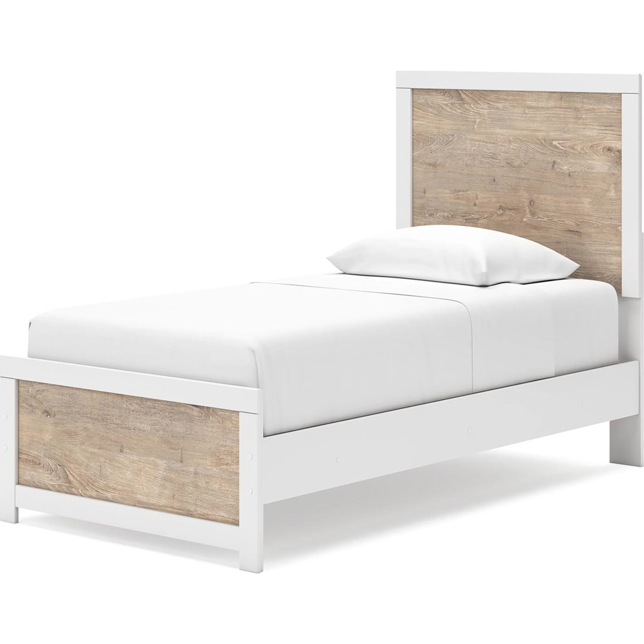 Charbitt Twin Panel Bed - Two-tone - Image 4