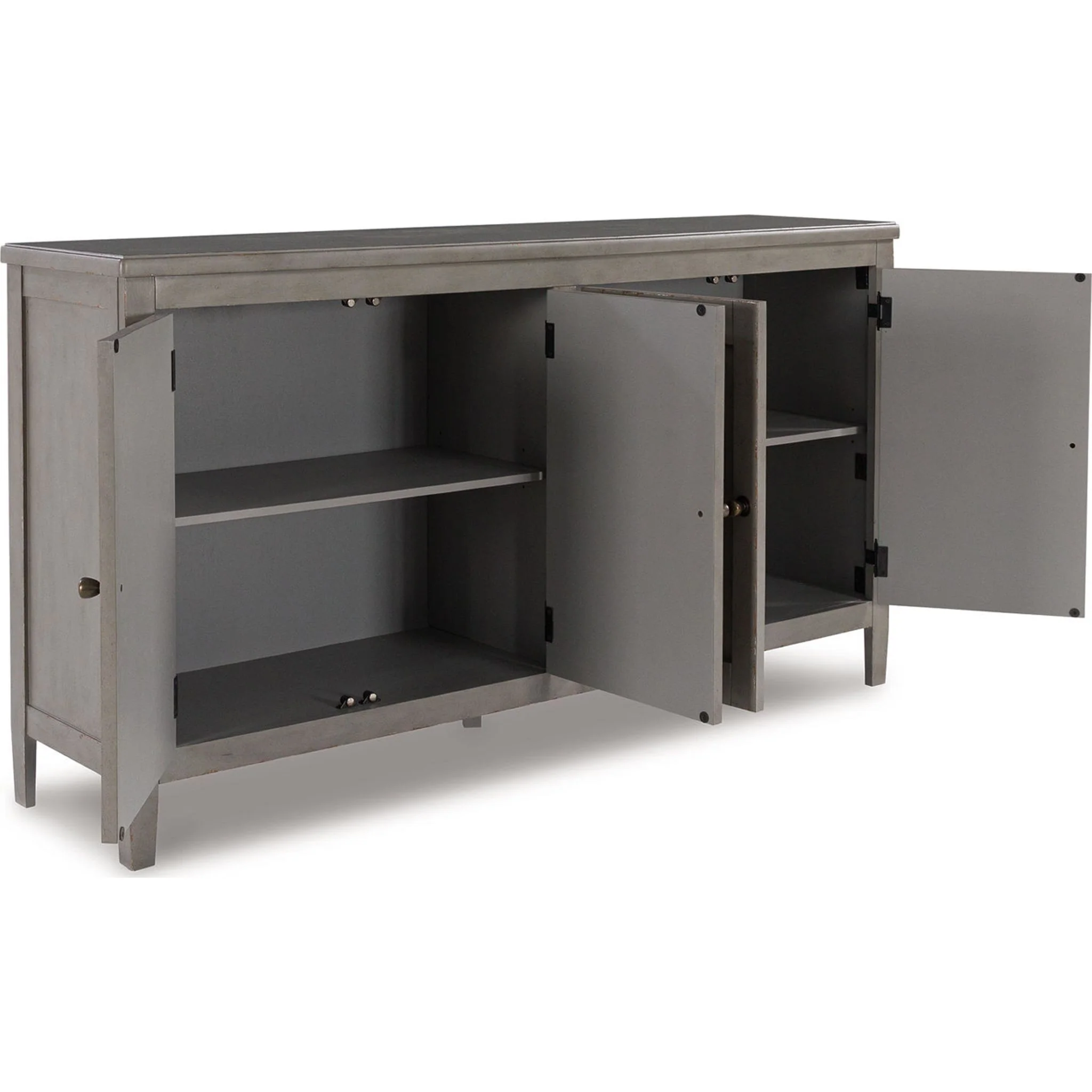 Charina Accent Cabinet - Antique Gray - Image 2