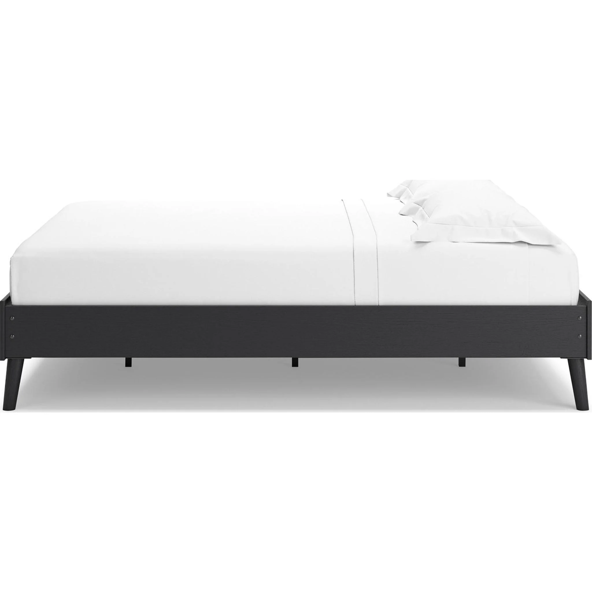Charlang Queen Platform Bed - Black - Image 7