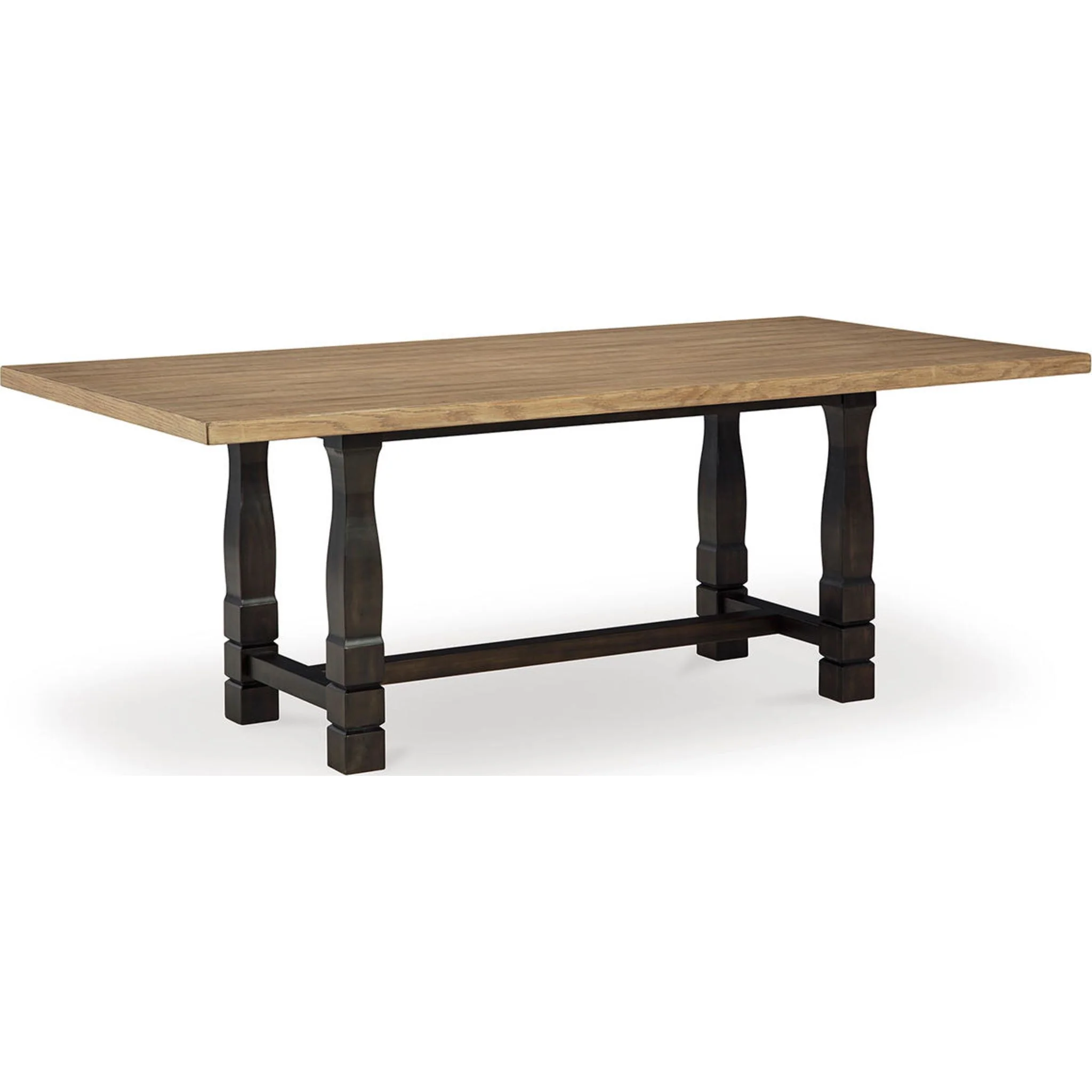 Charterton Dining Table - Two-tone Brown - (D753-25)