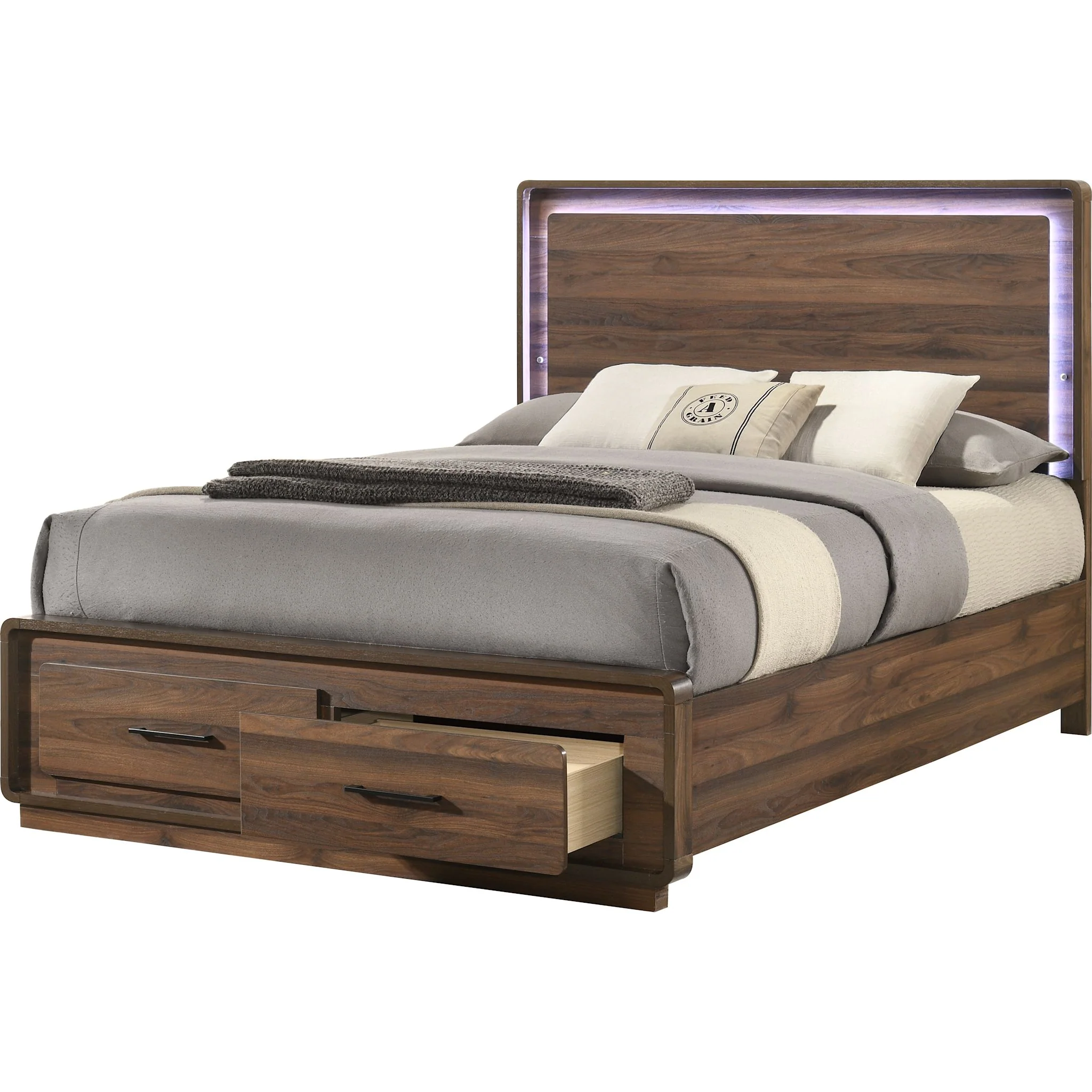 Chester Storage Bed - Walnut - Image 4