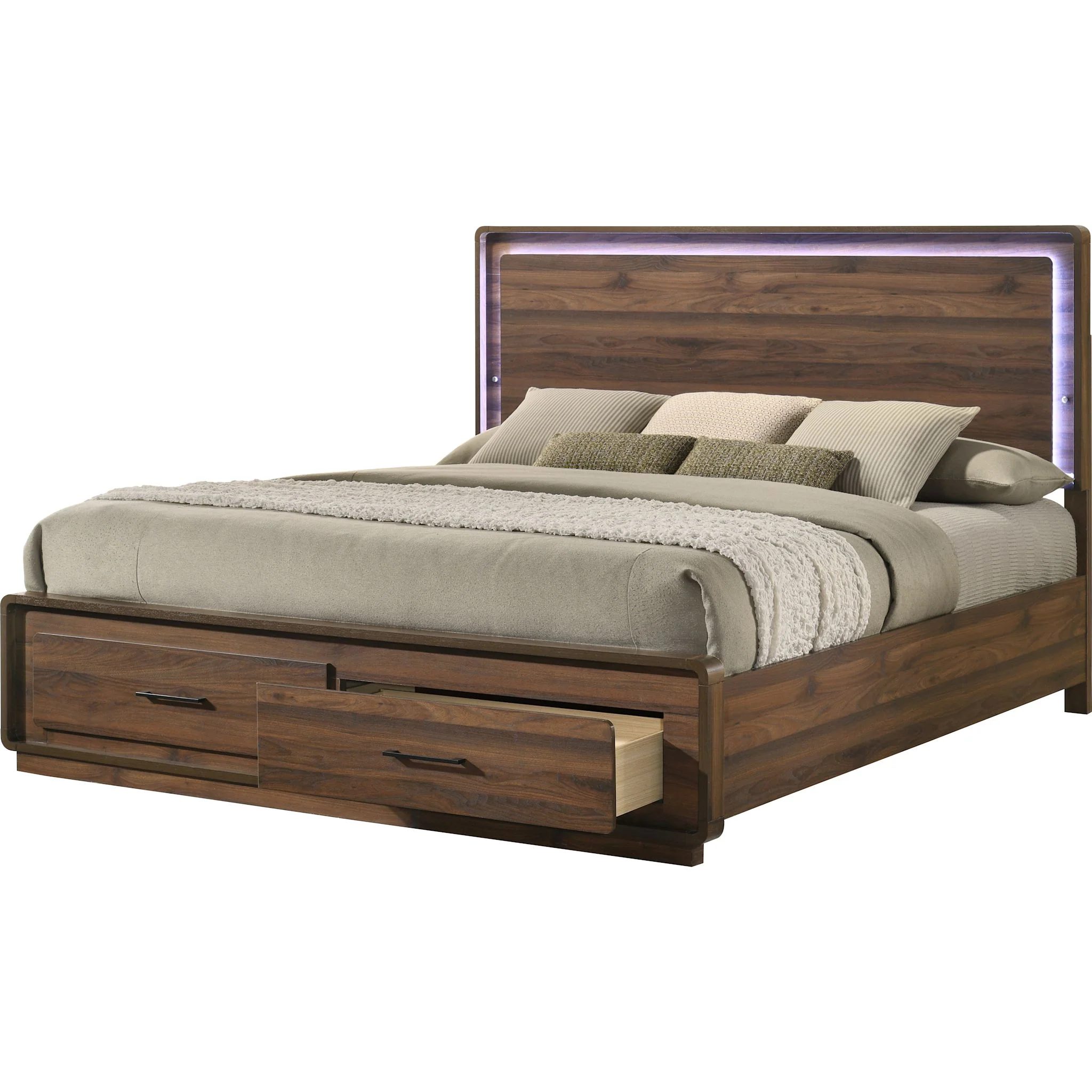 Chester Storage Bed - Walnut - Image 9