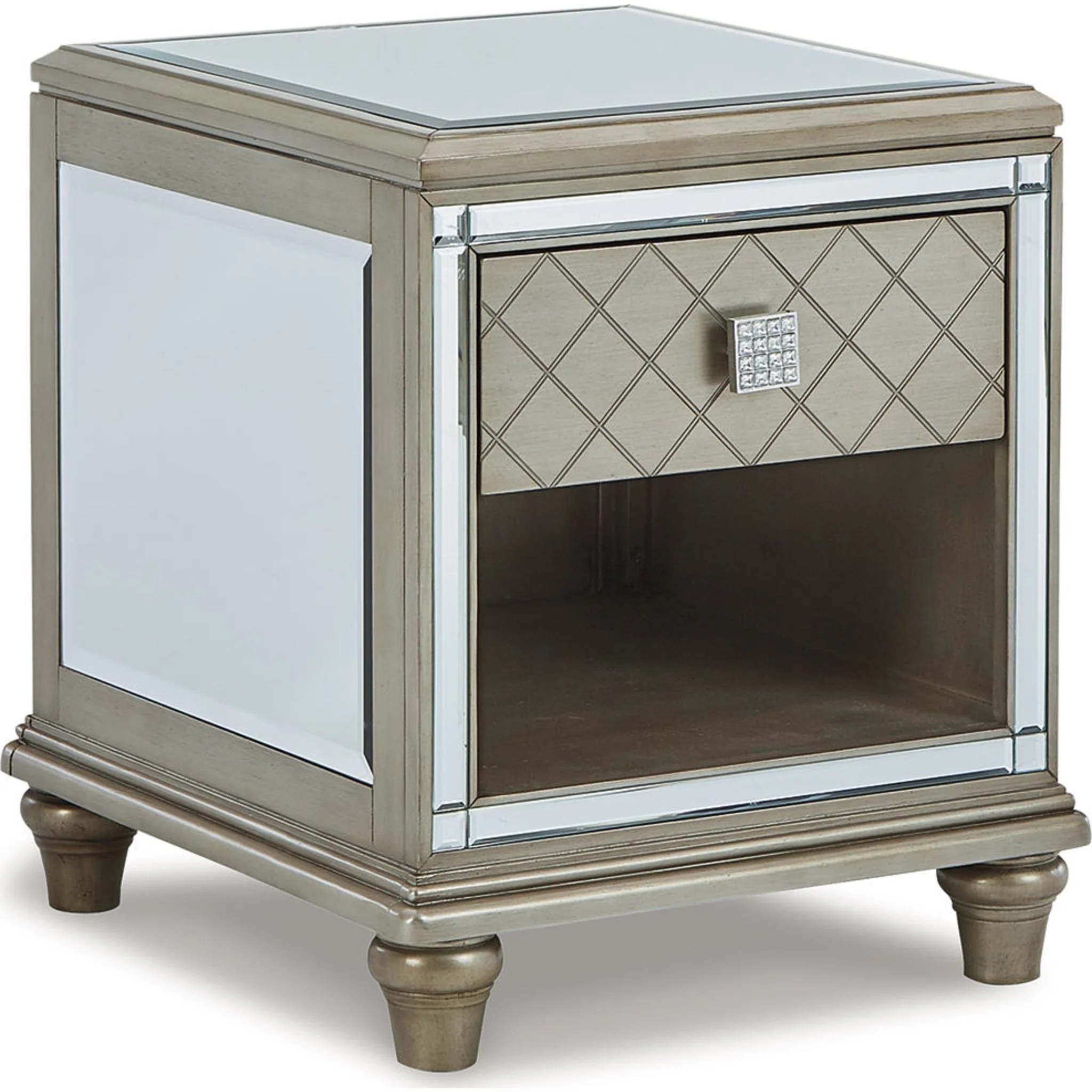 Chevanna End Table - Platinum - Image 11