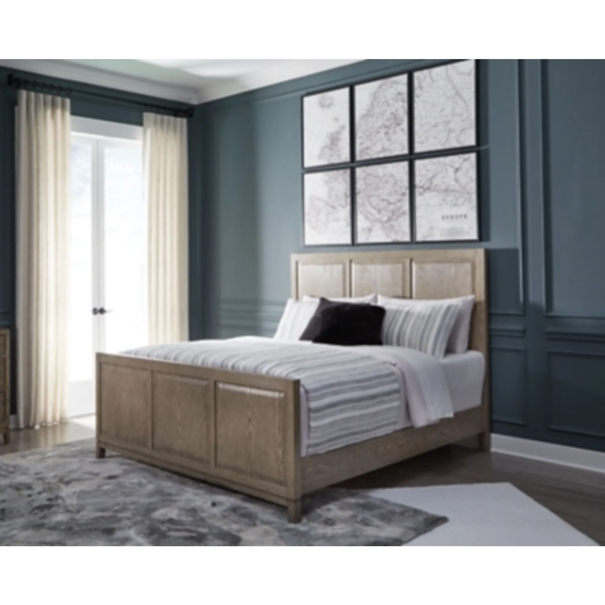 Chrestner King Panel Bed - Gray - Image 8