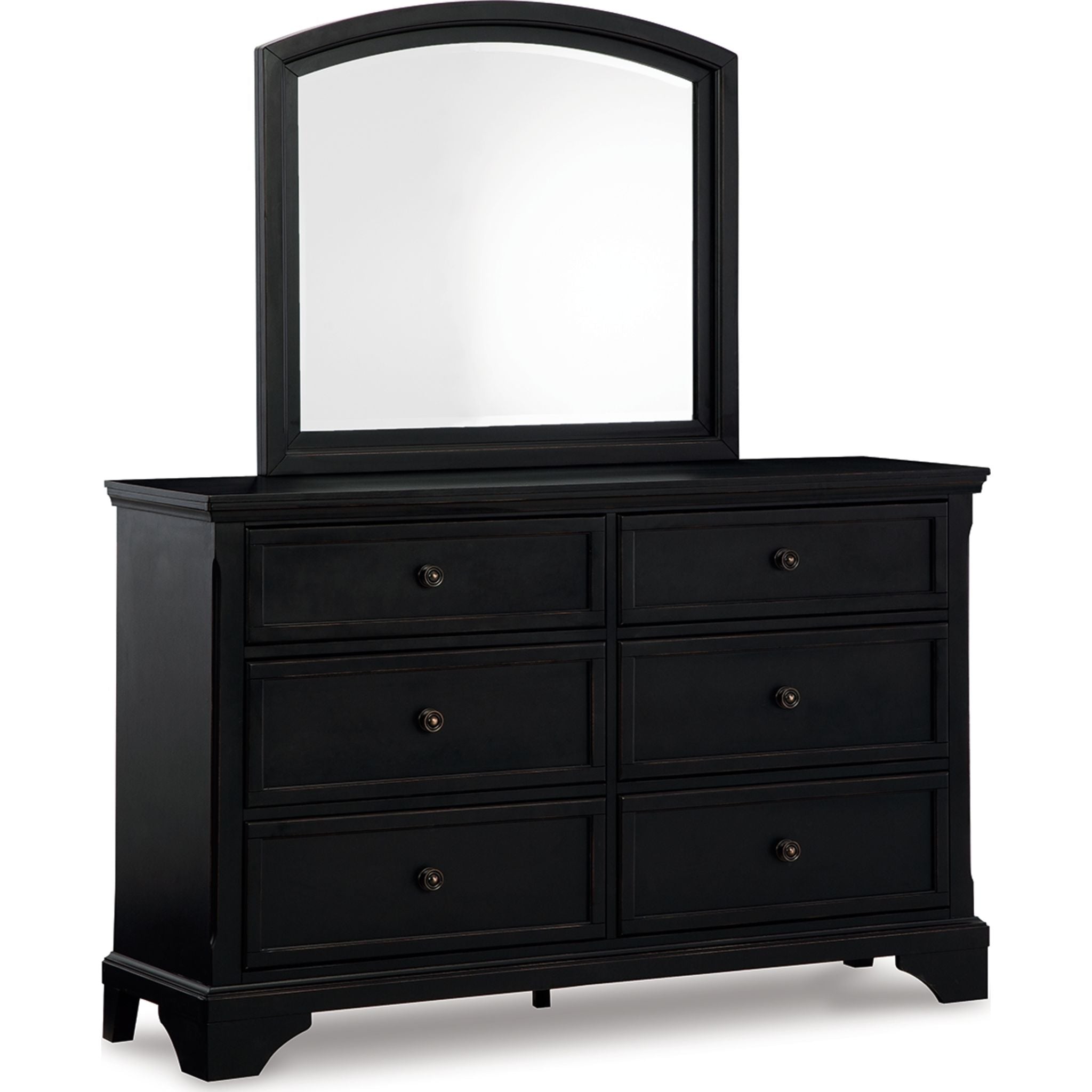 Chylanta Dresser and Mirror - Black