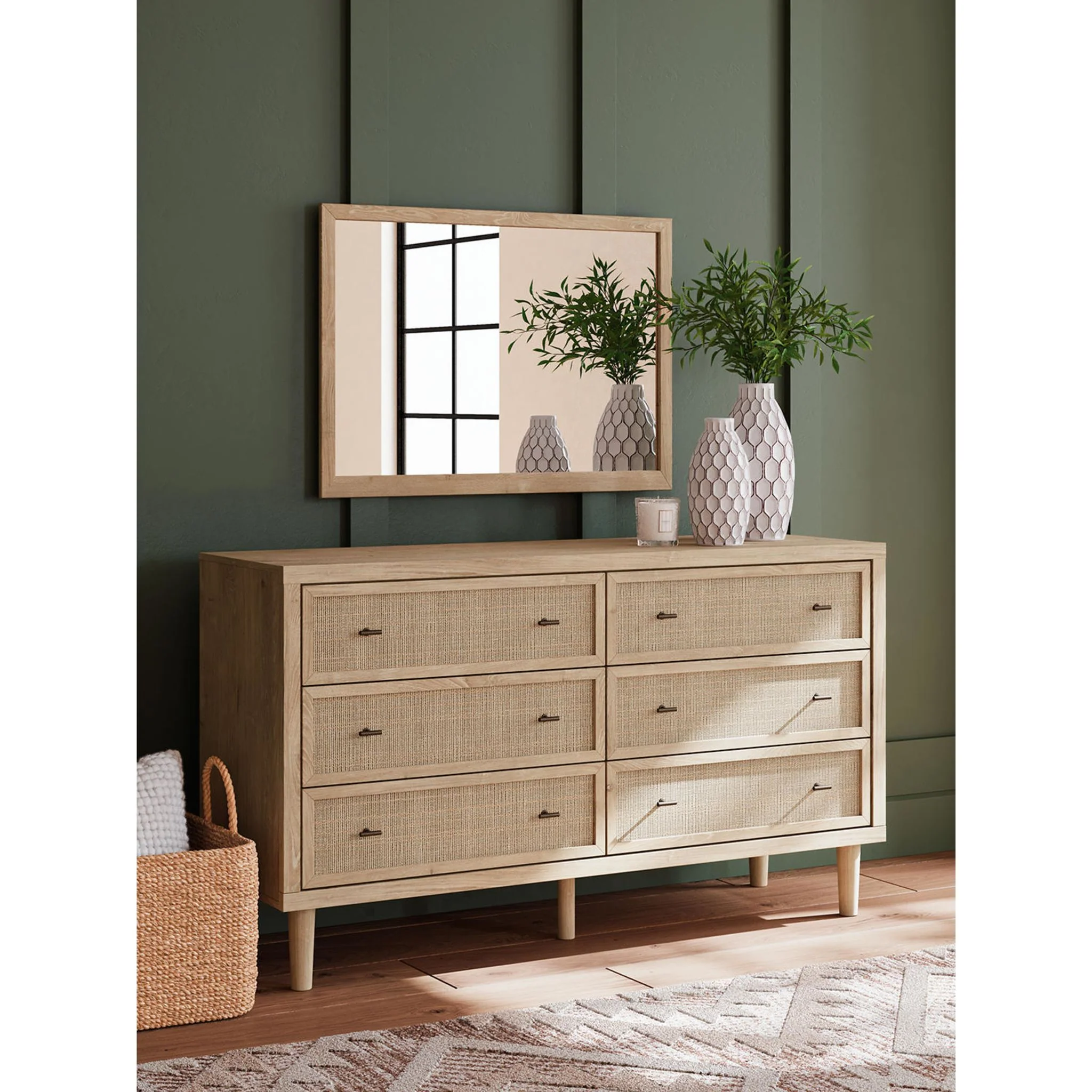 Cielden 6 Piece Platform Bedroom - Two-tone - Image 12