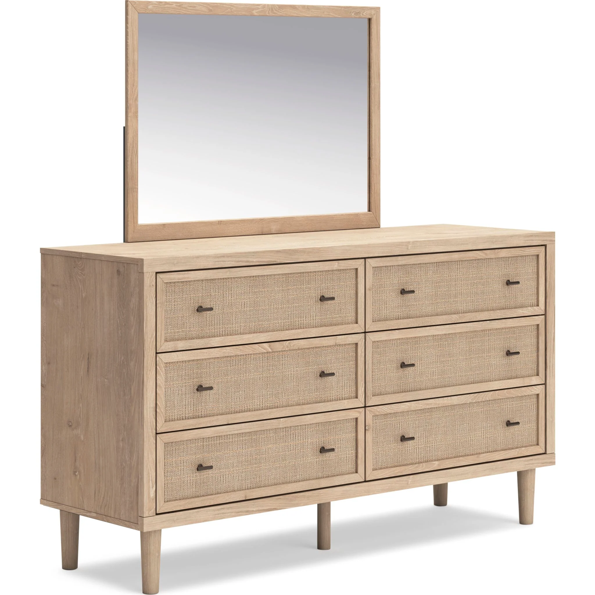 Cielden Dresser and Mirror - Two-tone