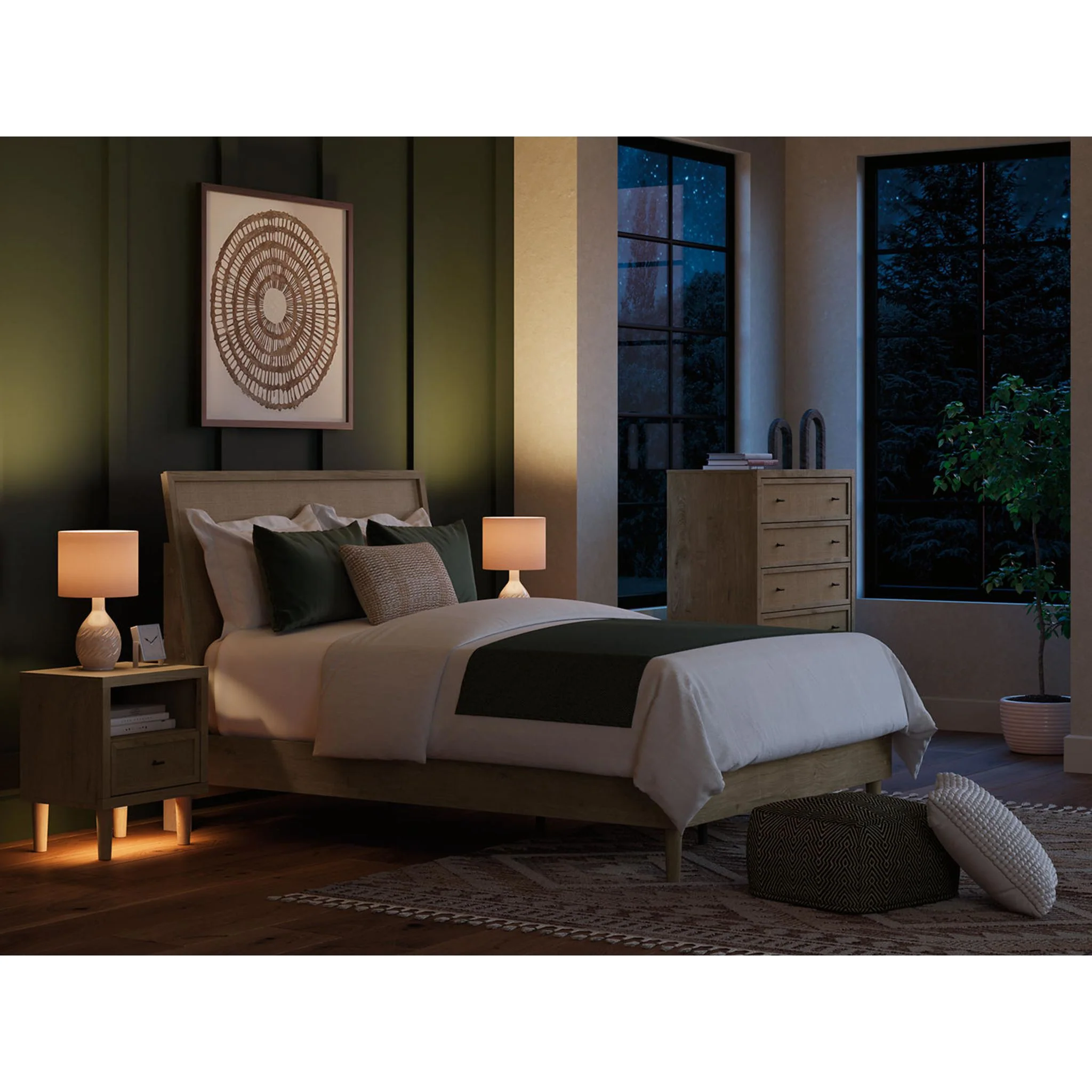 Cielden Platform Bed - Two-tone - Image 17