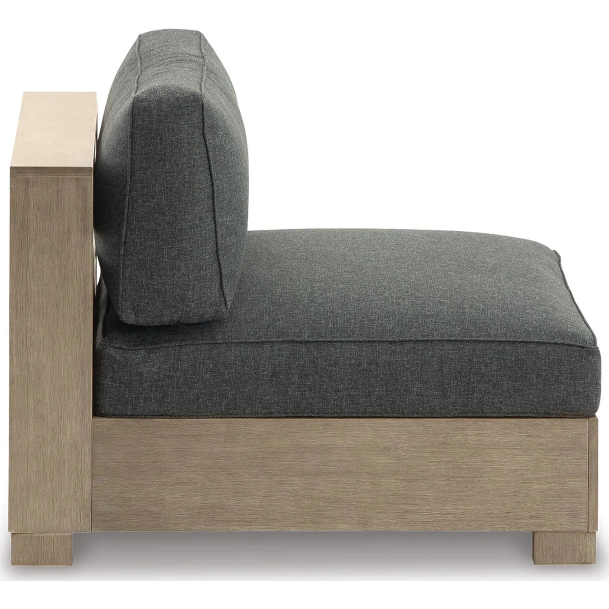 Citrine Park 4 Piece Outdoor Modular Seating - Grey/Brown - Image 4