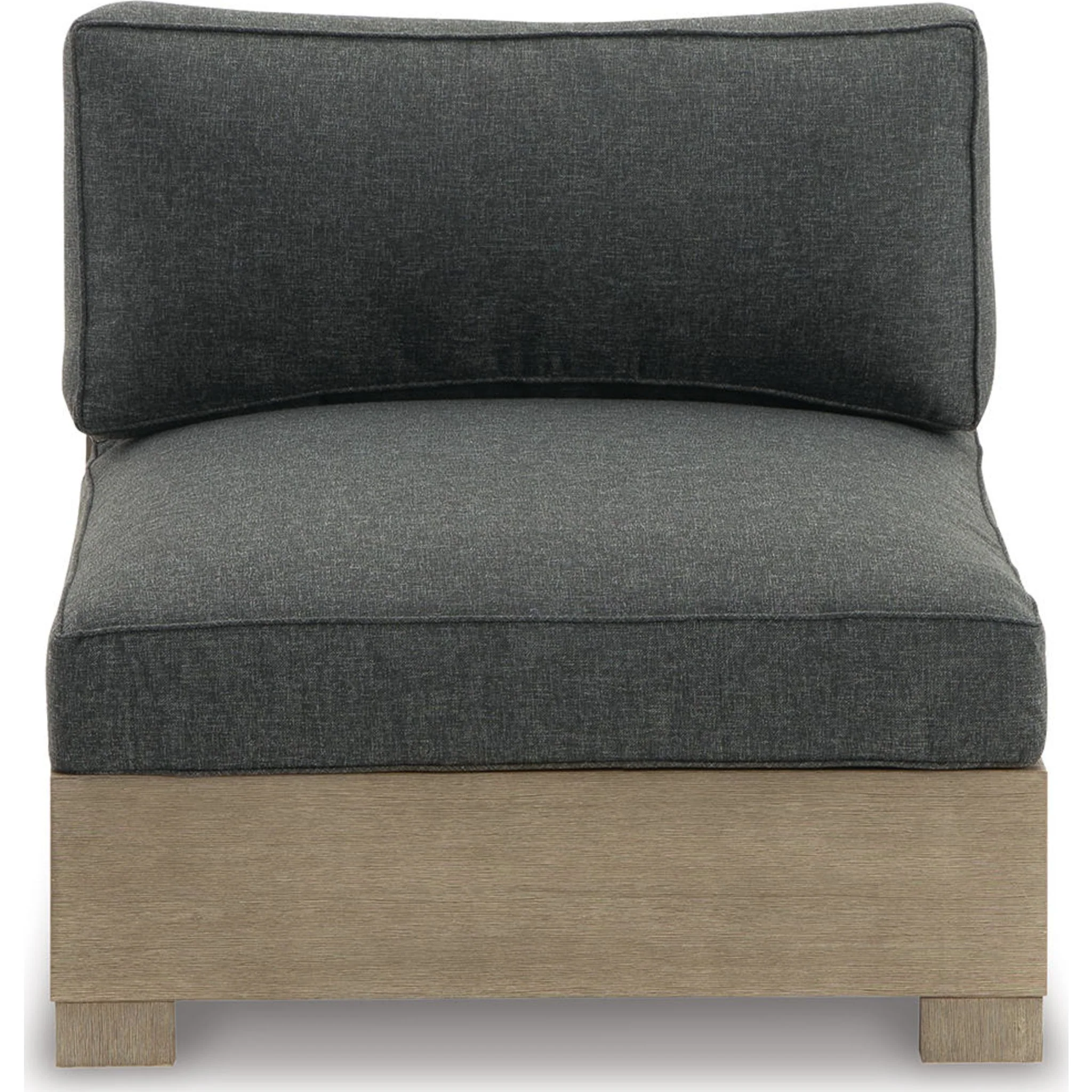 Citrine Park 6 Piece Outdoor Modular Seating - Grey/Brown - Image 9