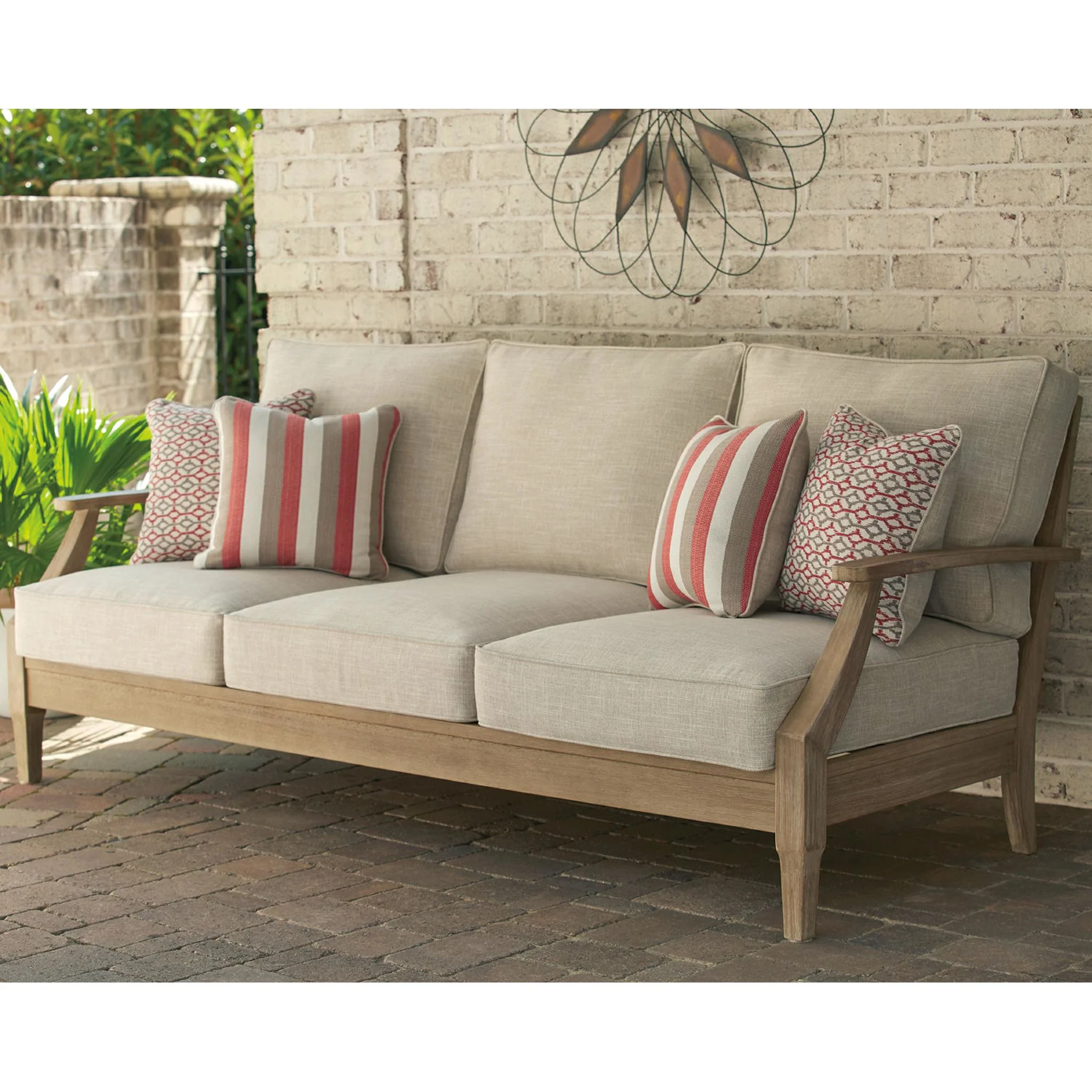 Clare View 2 Piece Outdoor Seating - Beige - Image 10